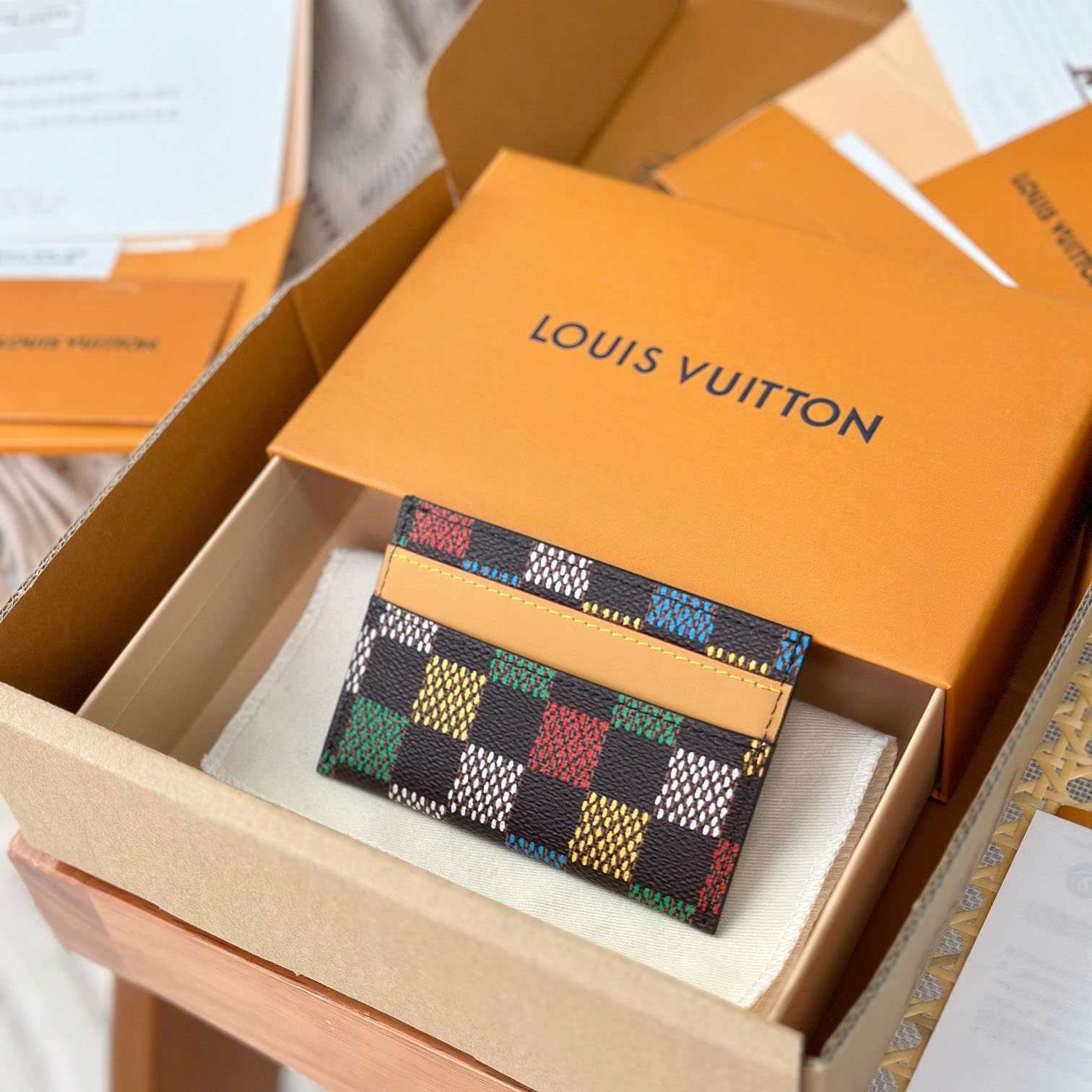 Louis Vuitton Porta-cartão Double N00189 - DesignerGu