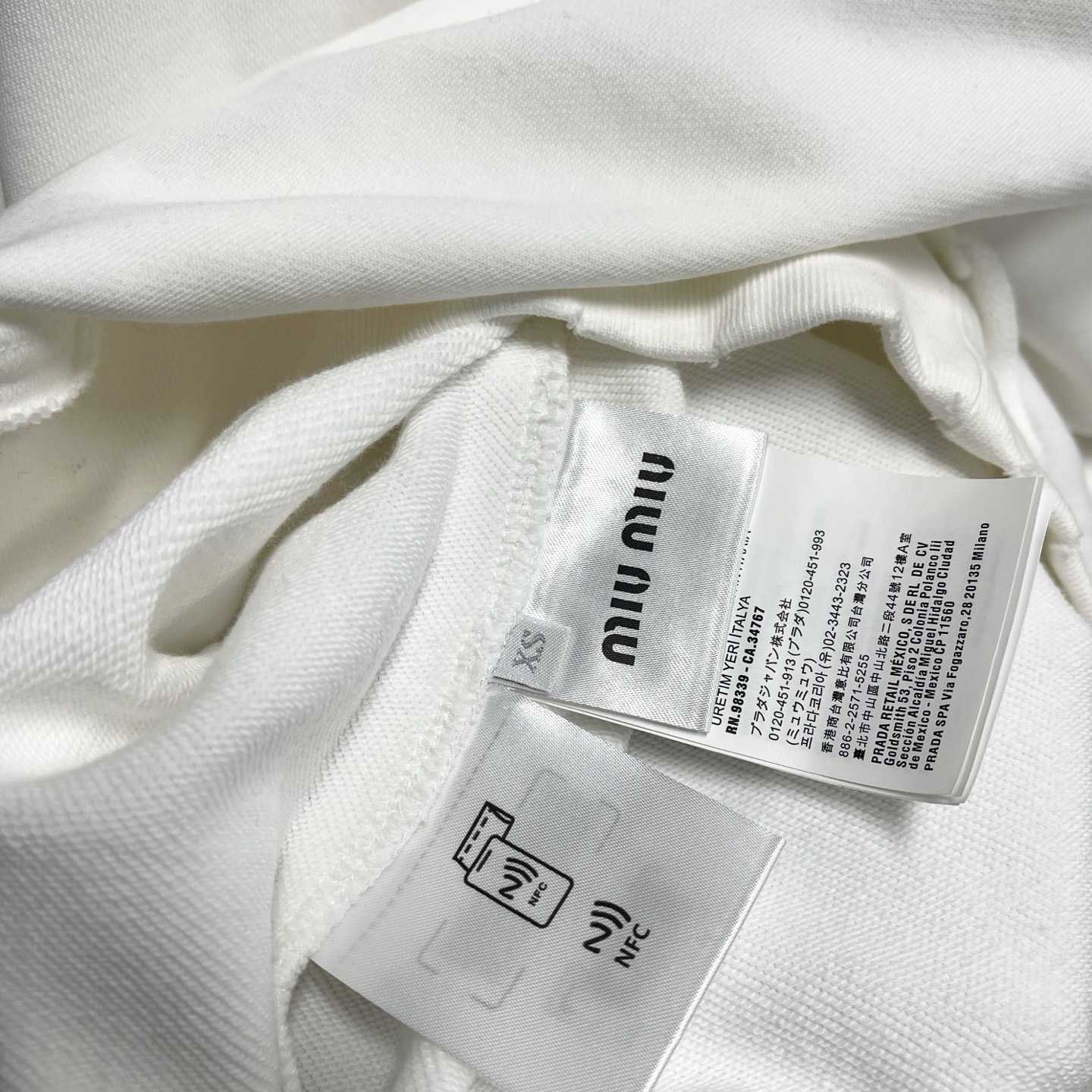 Miu Miu Logo-patch Polo Sweatshirt   60037 - DesignerGu