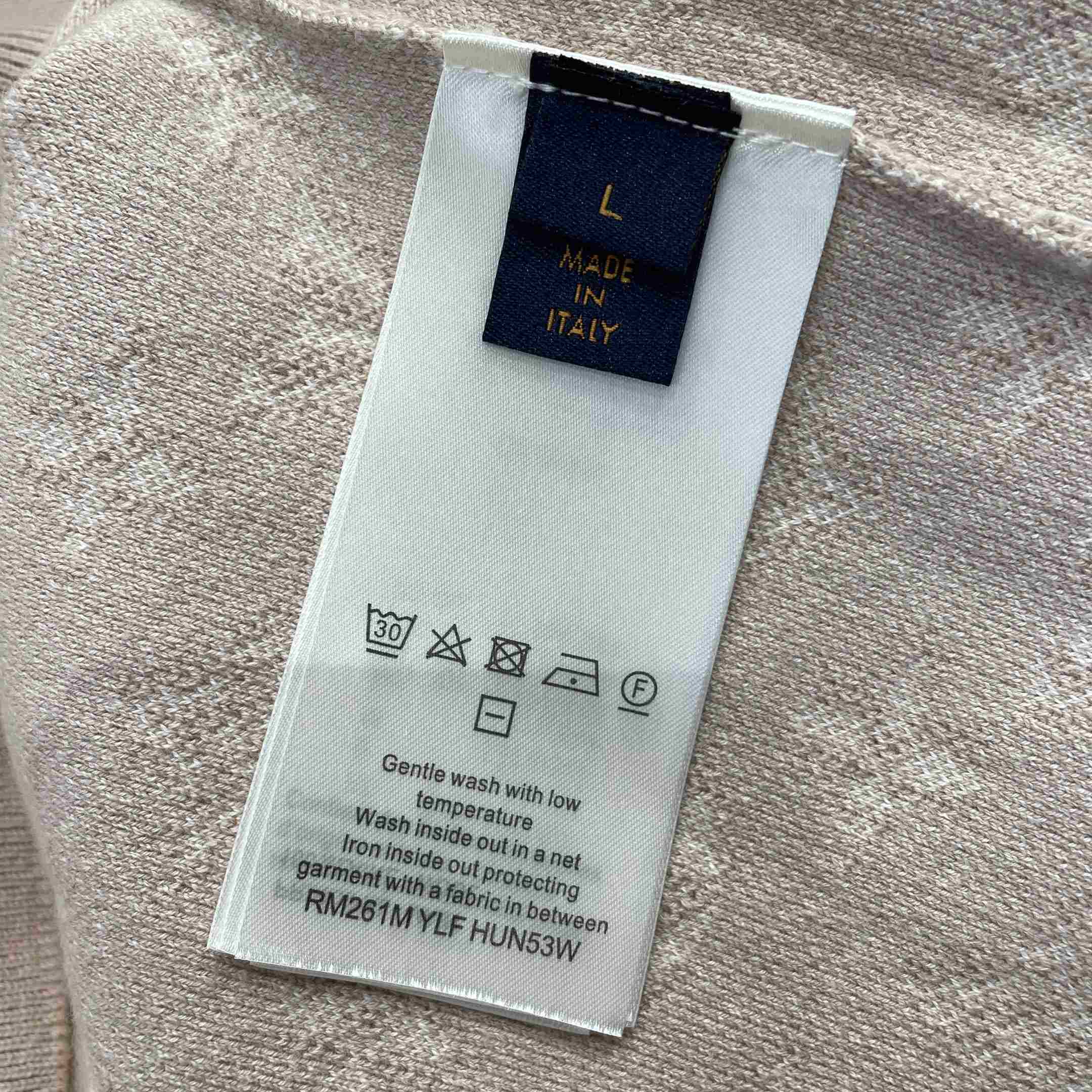 Louis Vuitton Monogram Long-Sleeved Crewneck 1AJTXA - DesignerGu