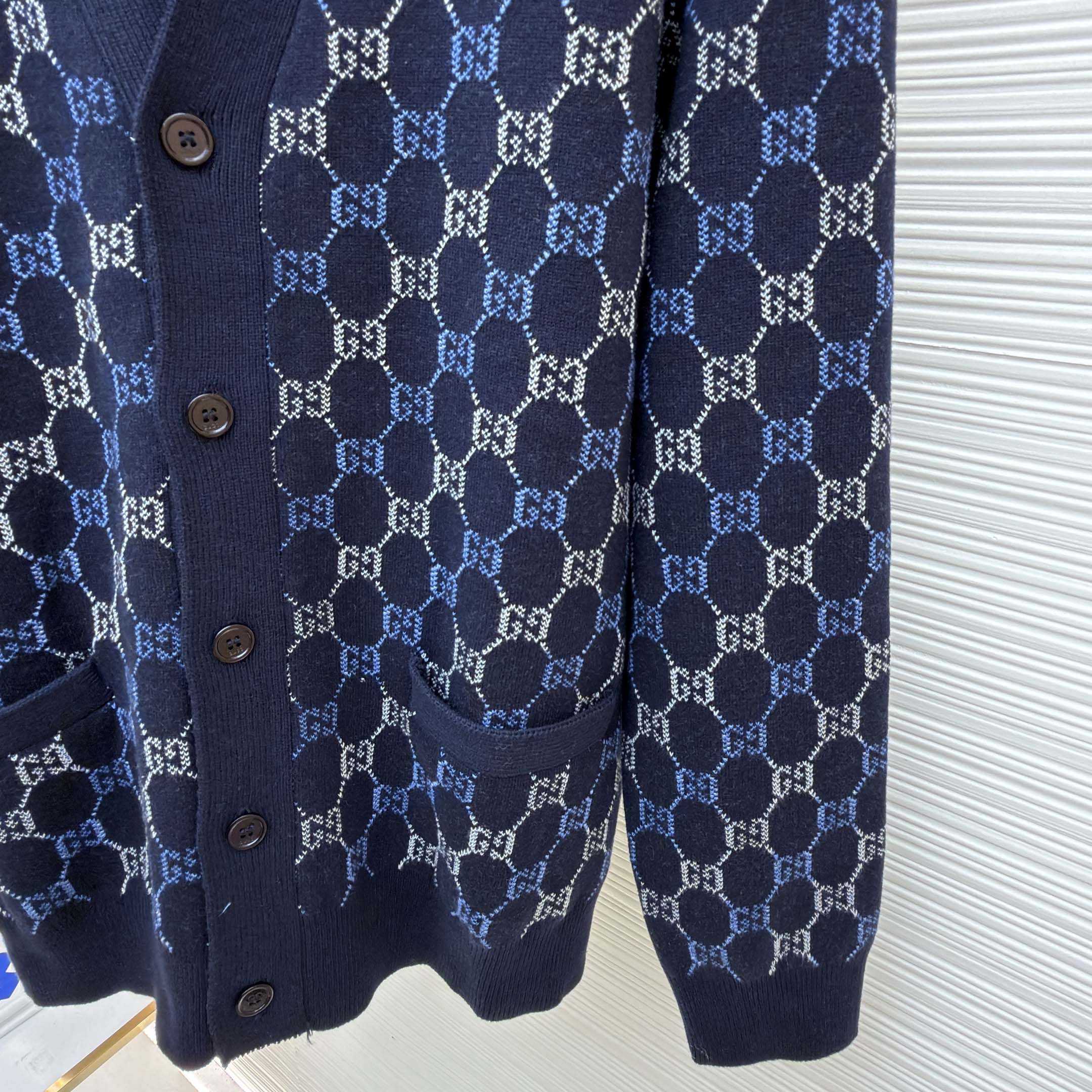 Gucci GG Double Wool Knit Sweater - DesignerGu