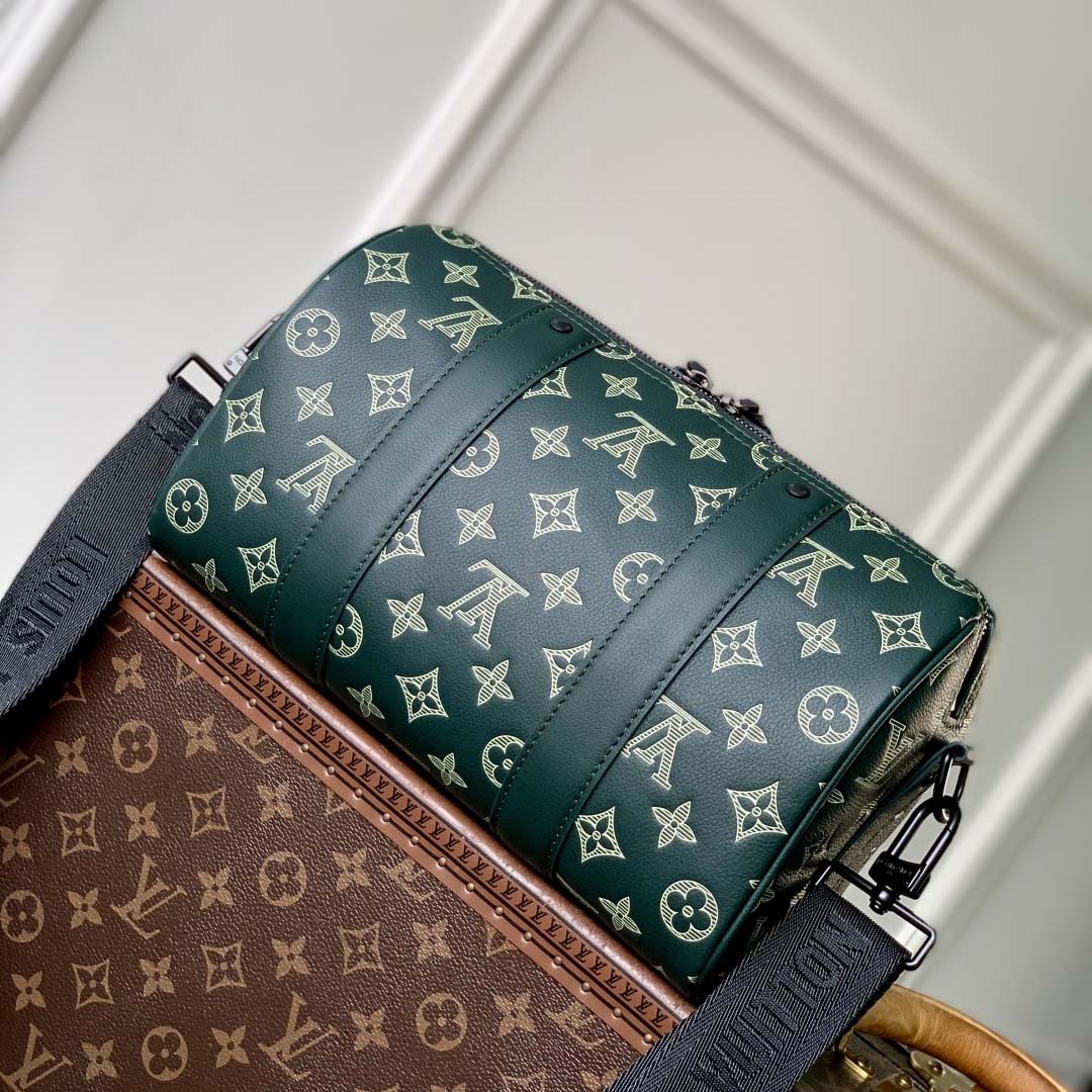 Louis Vuitton City Keepall Monogram Shadow   M27184 - DesignerGu