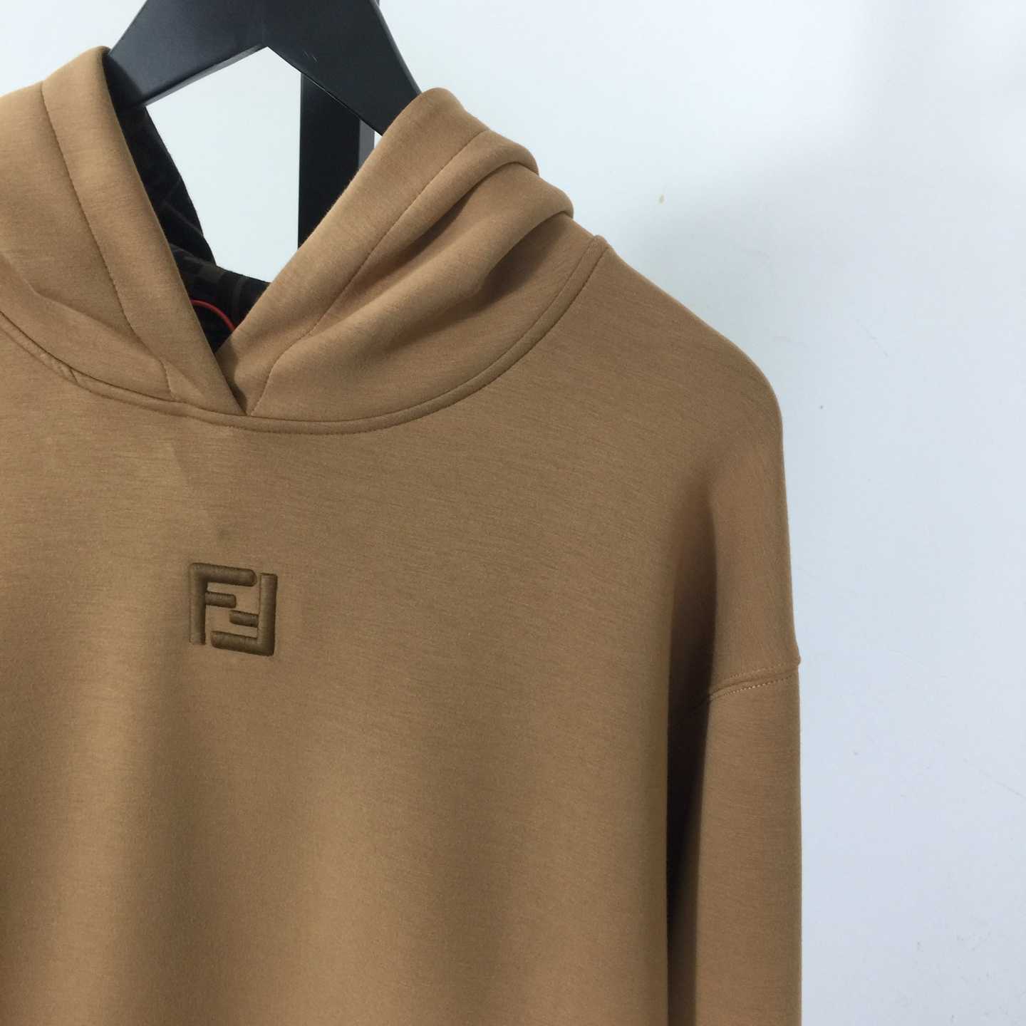 Fendi FF-embroidered Hoodie - DesignerGu