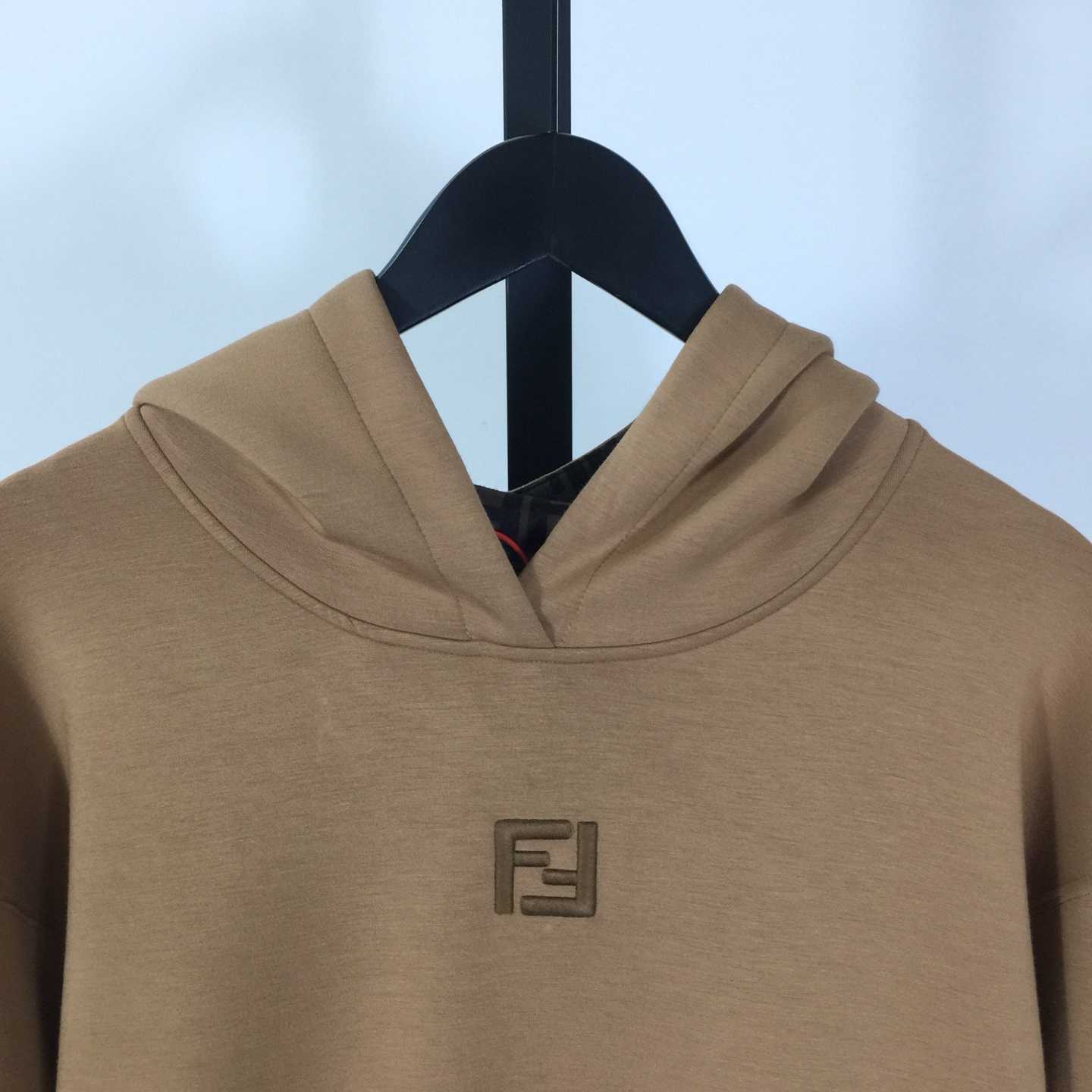 Fendi FF-embroidered Hoodie - DesignerGu