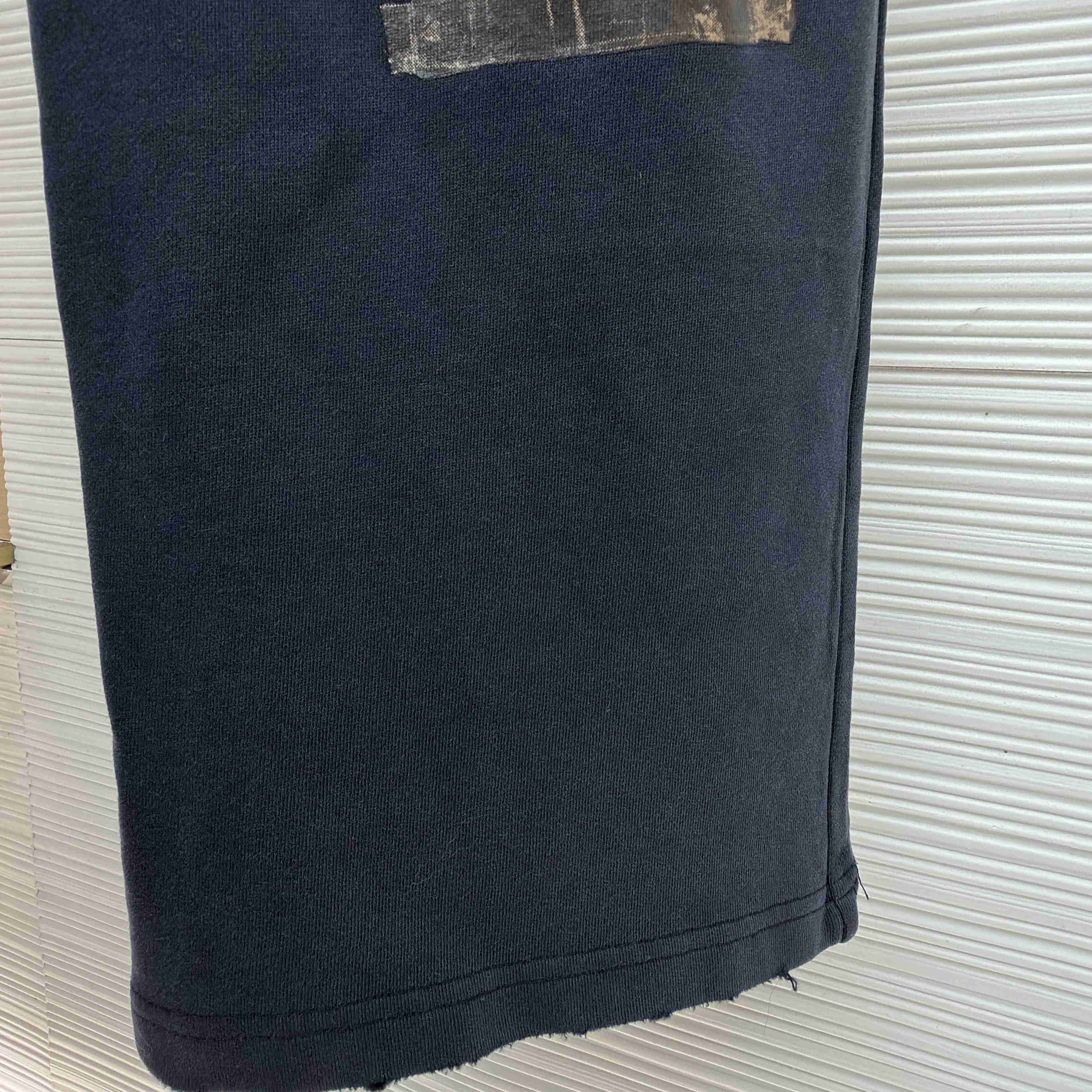 Balenciaga Transparent Tape Baggy Pants In Faded Black - DesignerGu