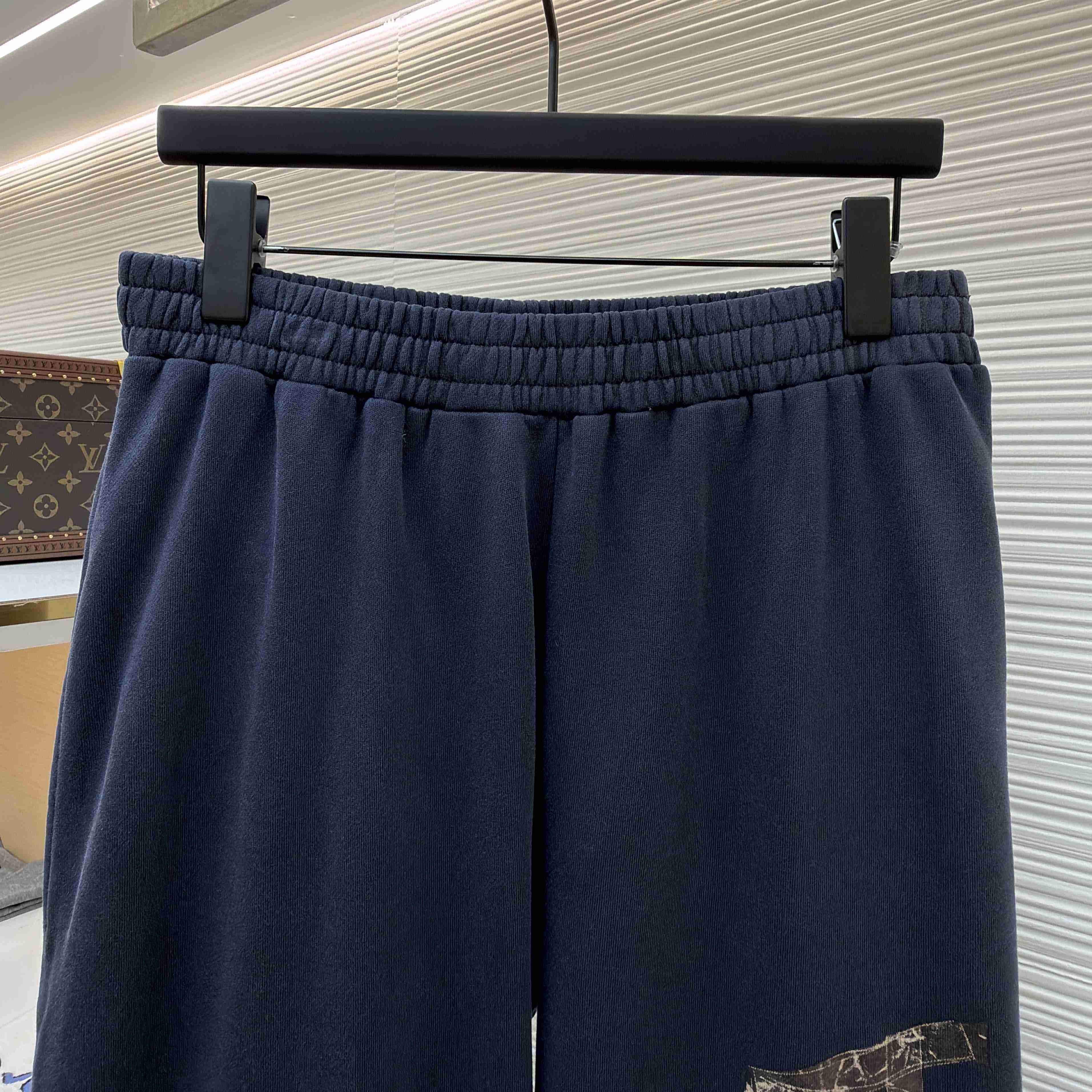 Balenciaga Transparent Tape Baggy Pants In Faded Black - DesignerGu