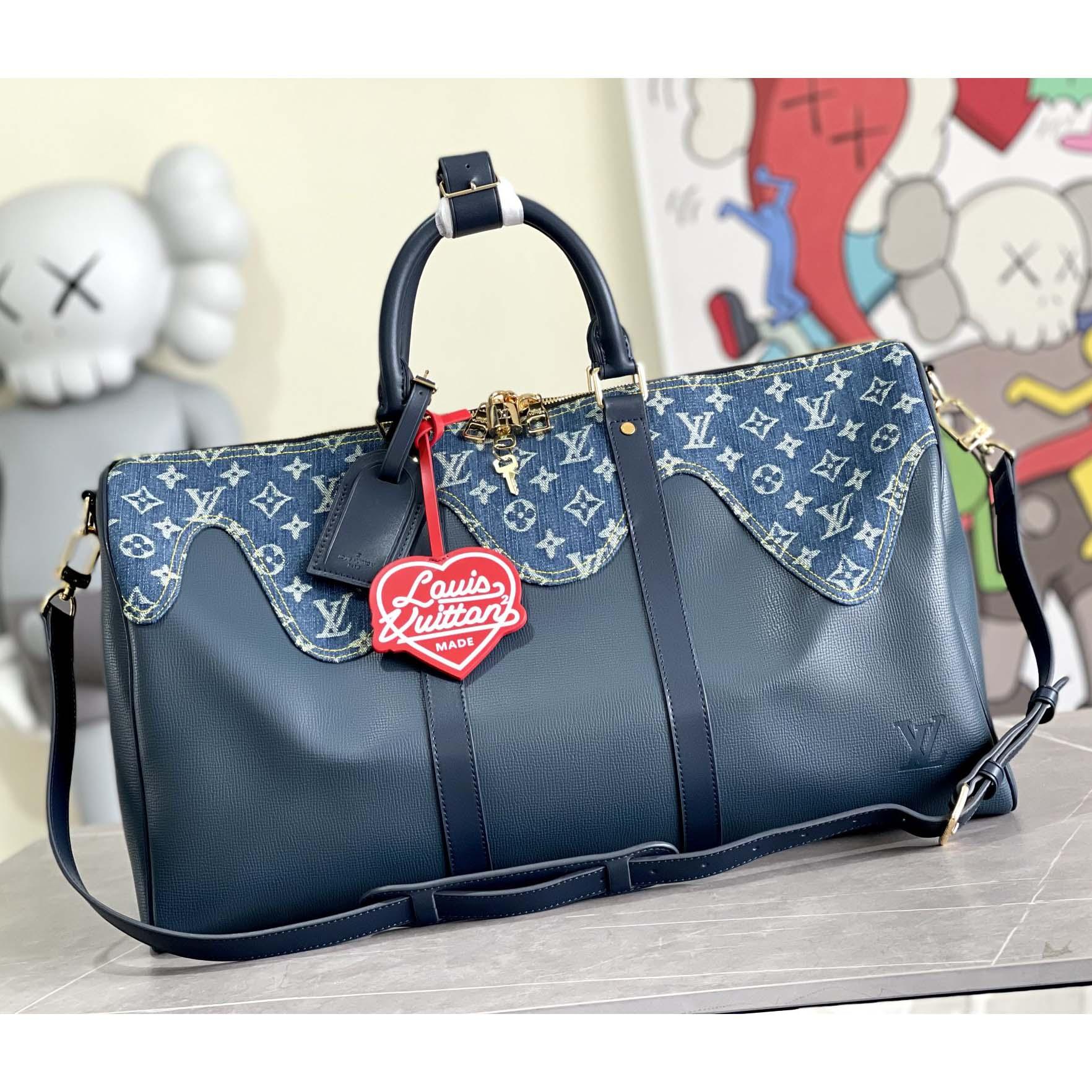 Louis Vuitton Nigo Keepall Bandouliere   50 - DesignerGu