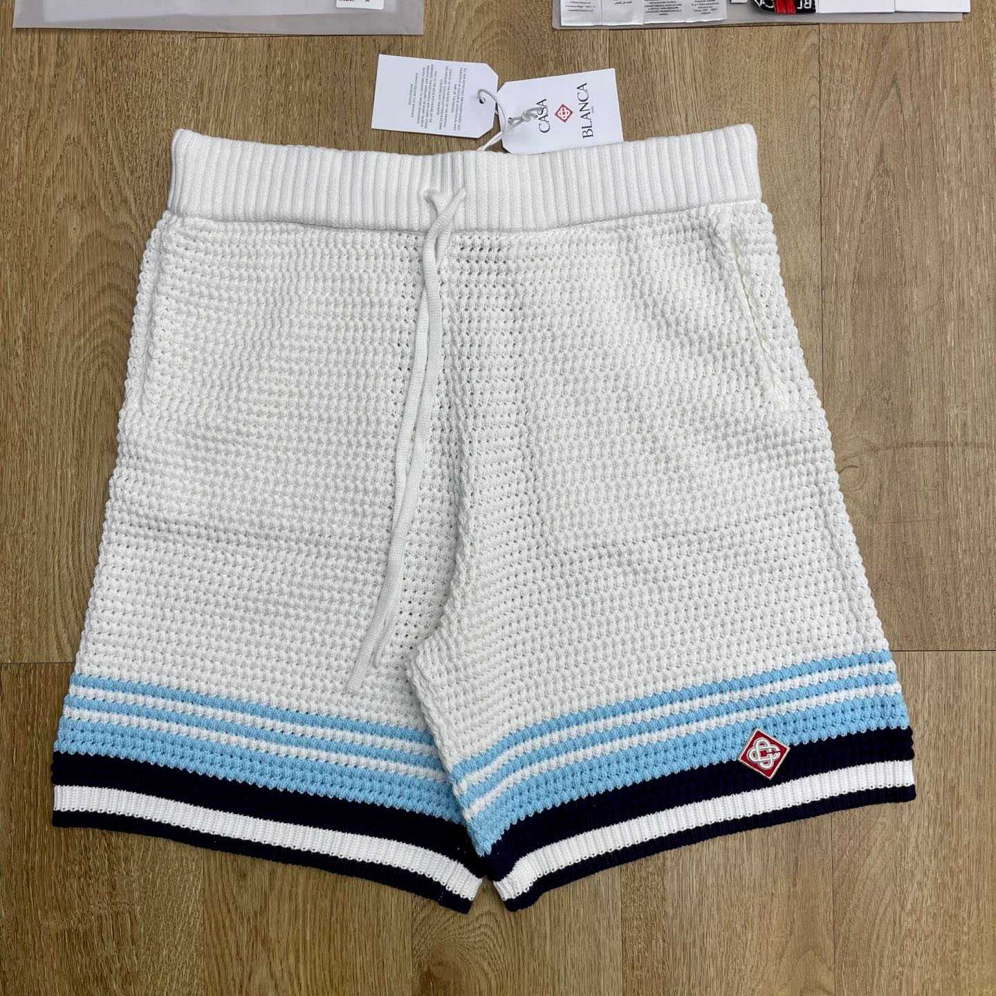Casablanca Tennis Cotton Crochet Shorts Z6039 - DesignerGu