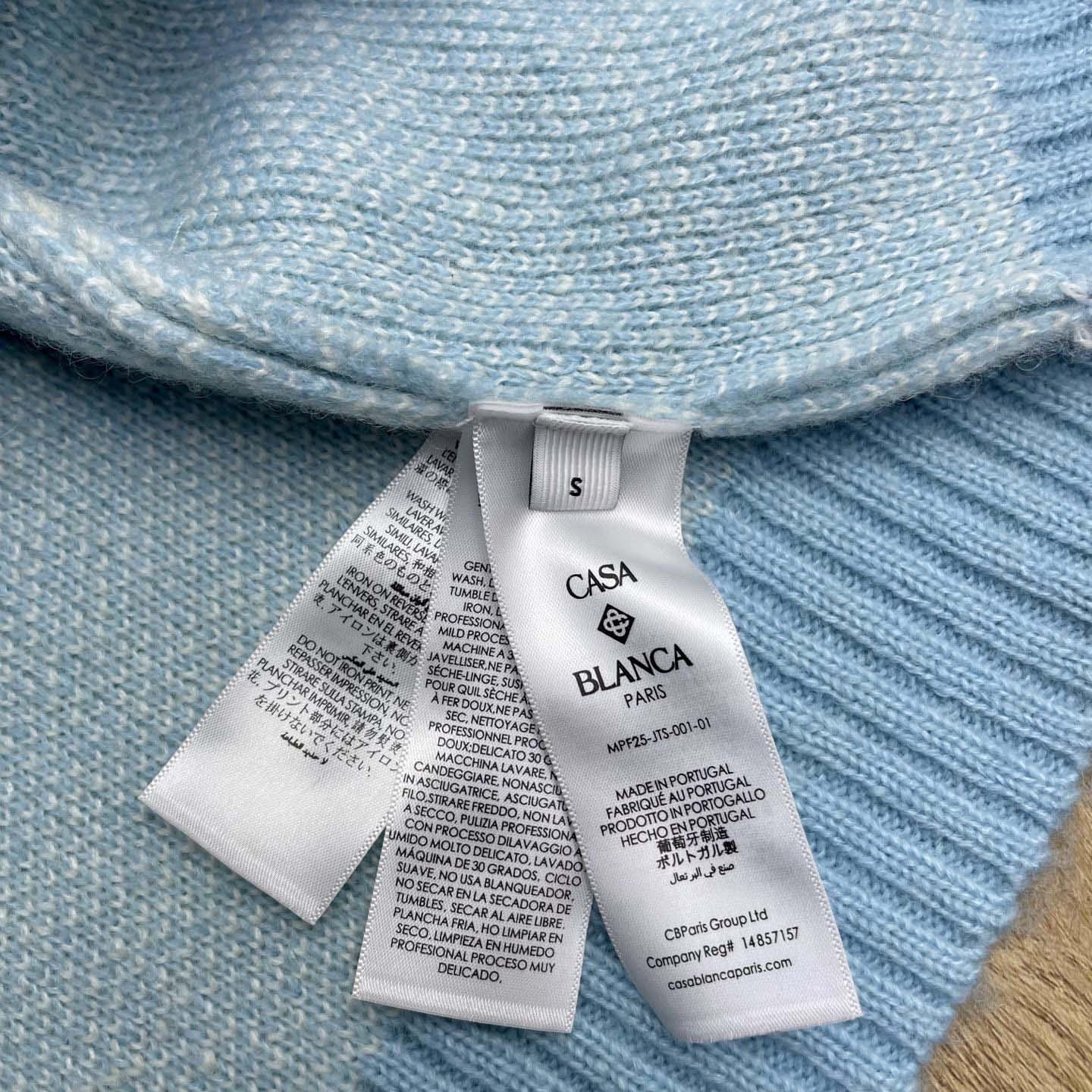 Casablanca Fluffy Gradient Mohair Zip Jacket     Z6036 - DesignerGu