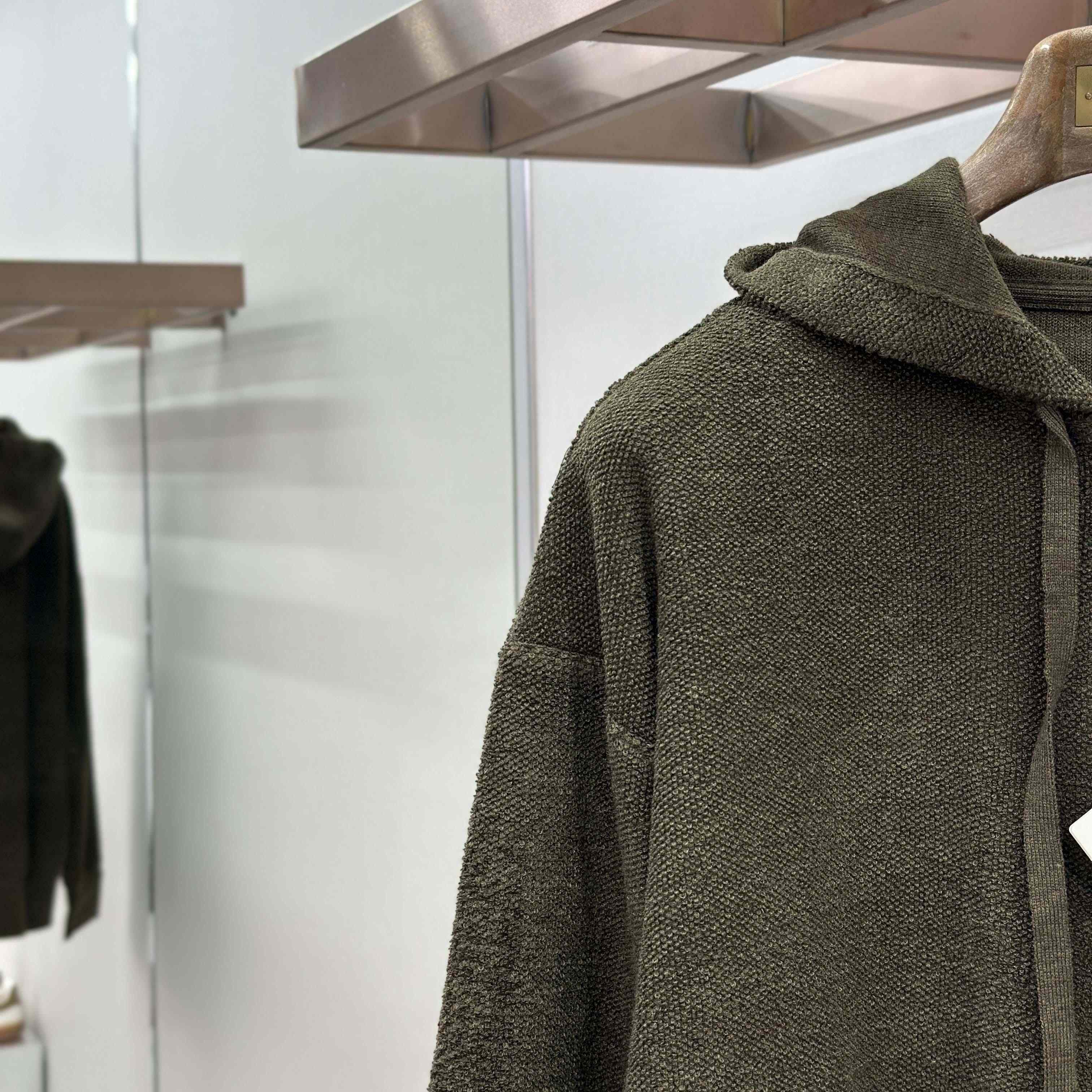 Loewe Anagram Zip-up Hoodie In Wool - DesignerGu