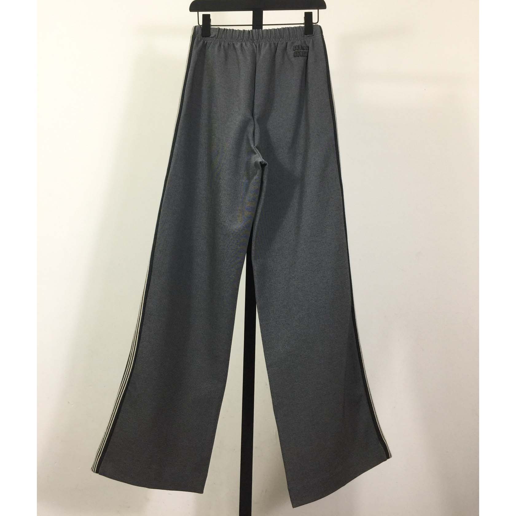 Miu Miu Fabric Stitch Knit Pants - DesignerGu