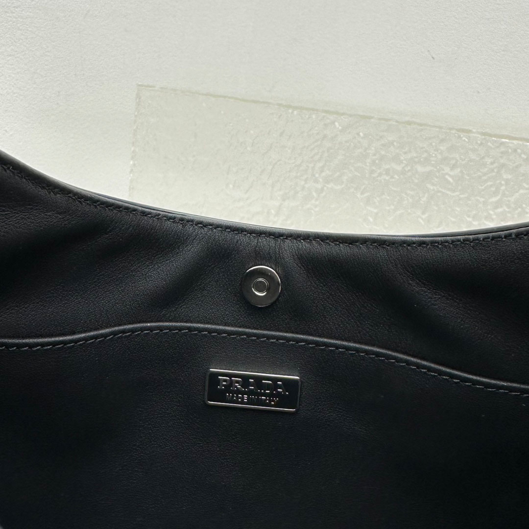 Prada Cleo Brushed Leather Shoulder Bag - DesignerGu