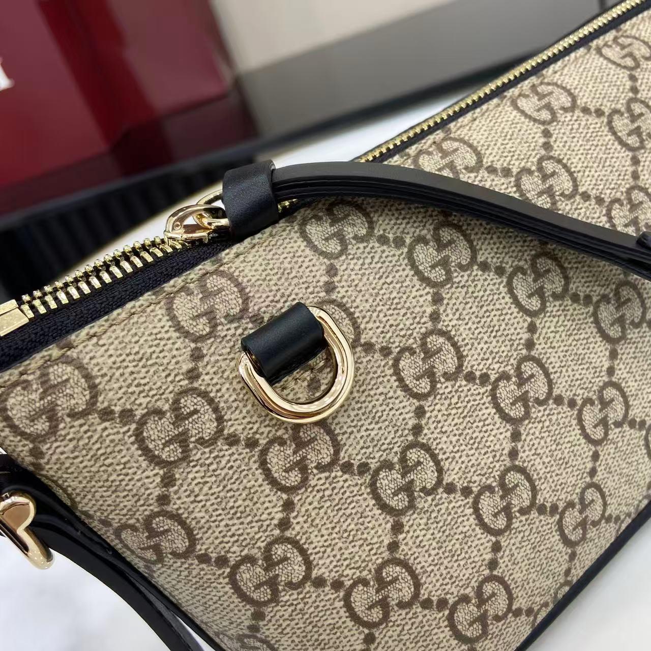 Gucci GG Emblem Small Shoulder Bag - DesignerGu