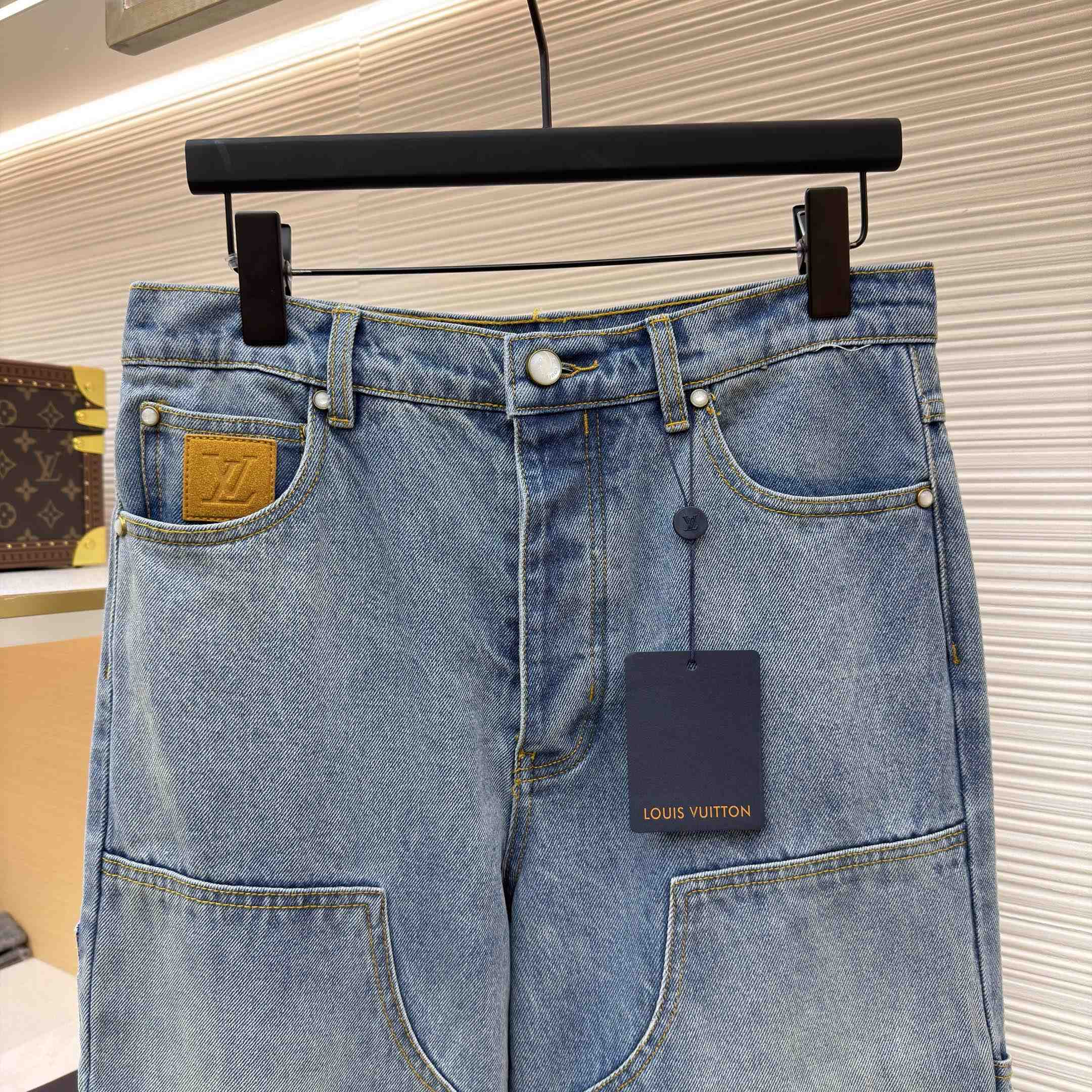 Louis Vuitton Denim Carpenter Pants    1AJBKQ - DesignerGu
