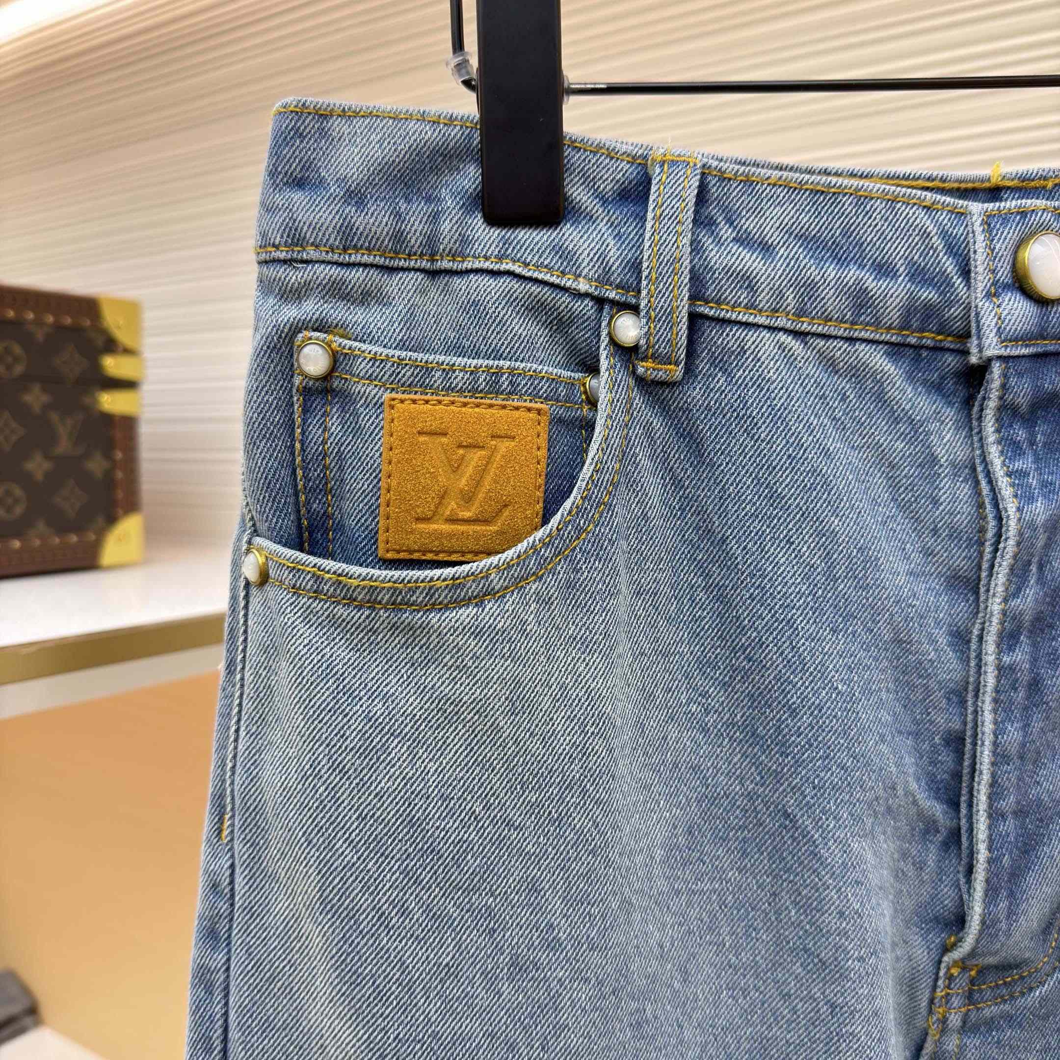 Louis Vuitton Denim Carpenter Pants    1AJBKQ - DesignerGu