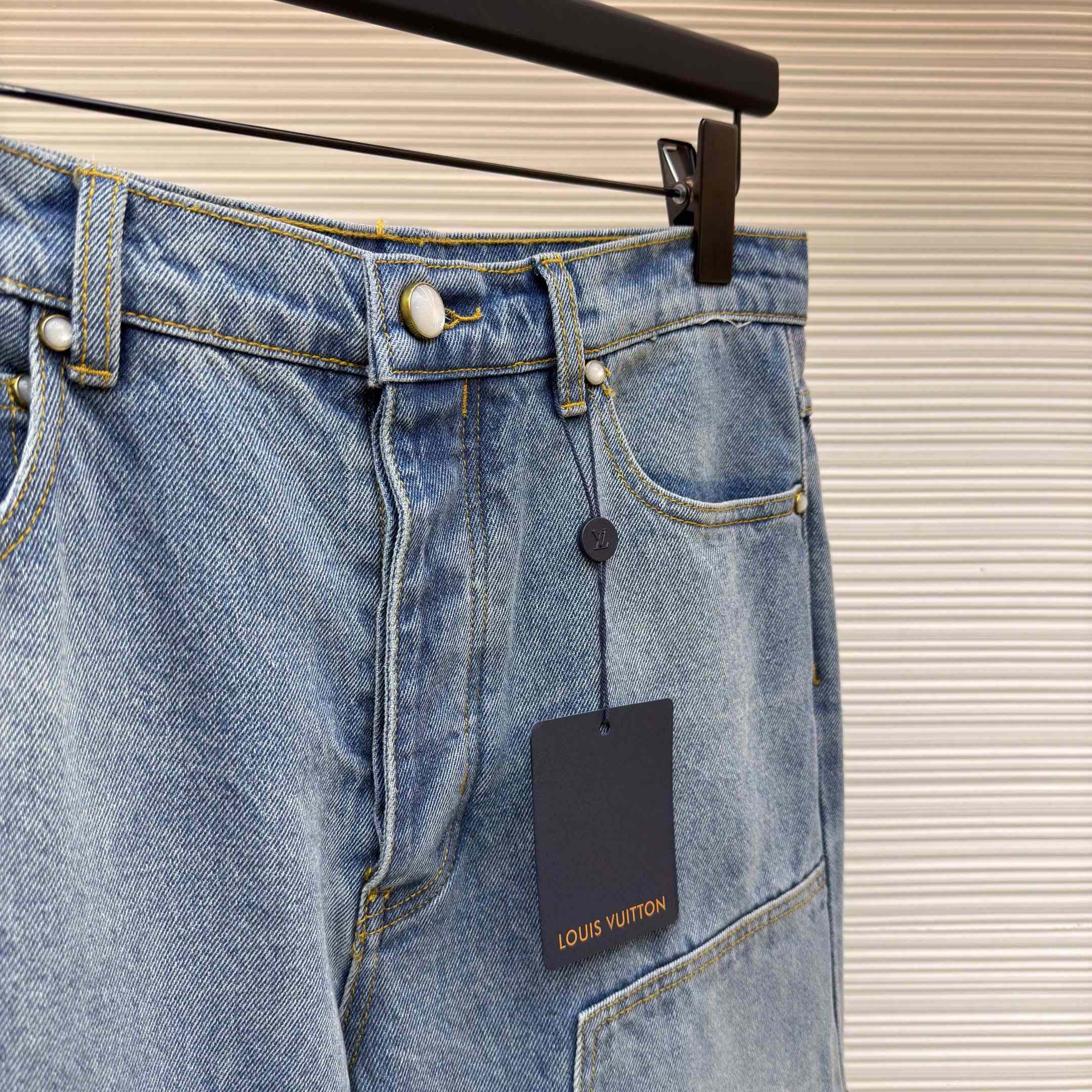 Louis Vuitton Denim Carpenter Pants    1AJBKQ - DesignerGu