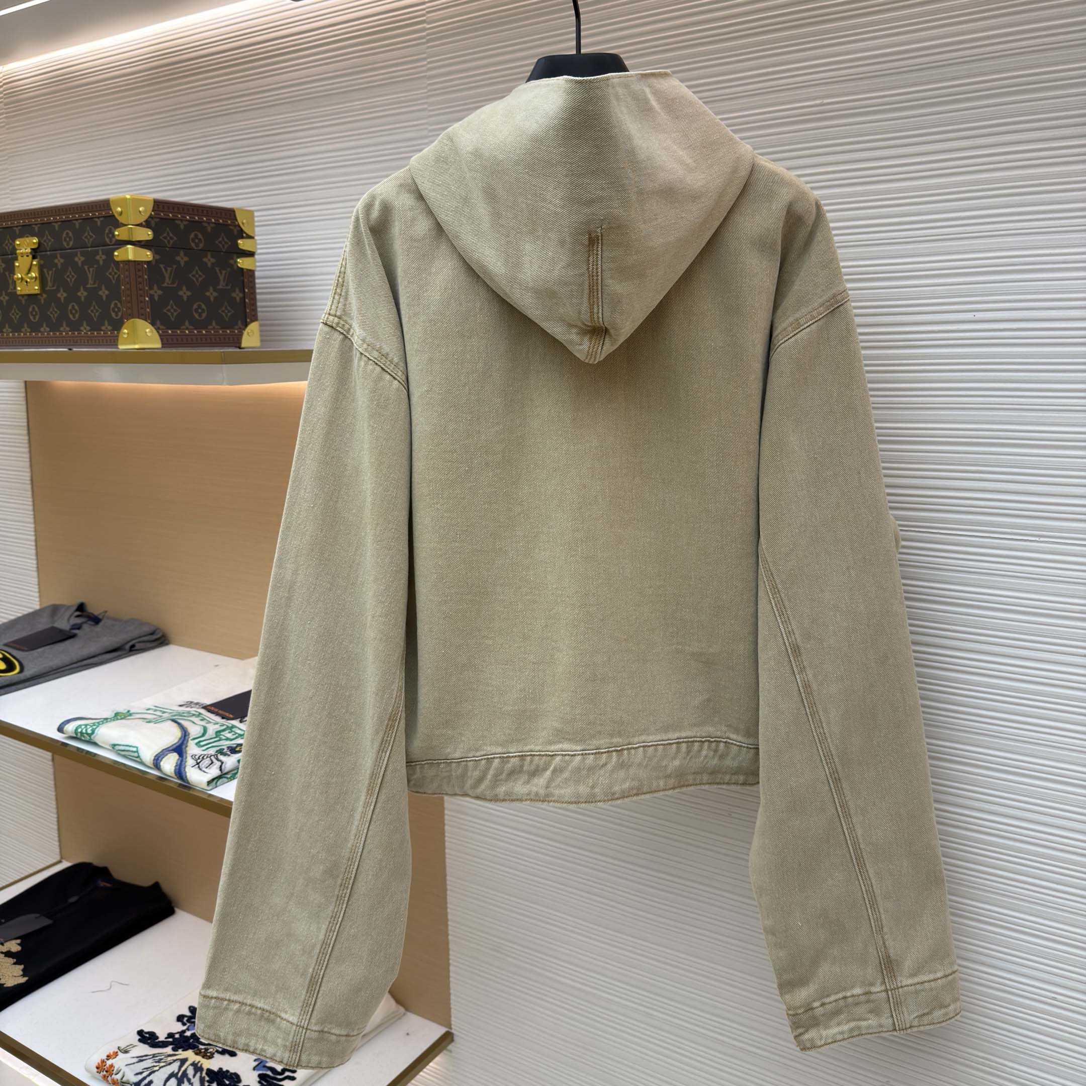 Balenciaga Zipped-pocket Long-sleeves Denim Jacket - DesignerGu