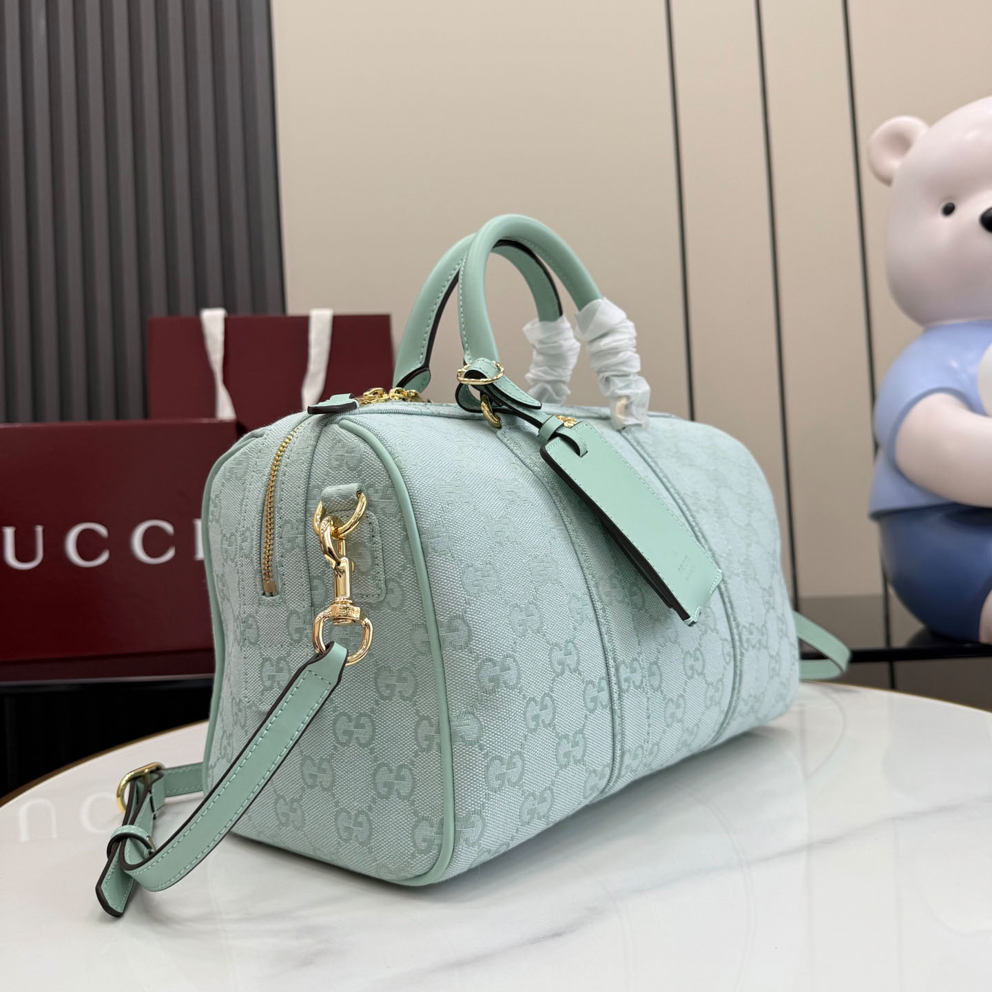 Gucci Ophidia Medium Boston Bag 857595 - DesignerGu