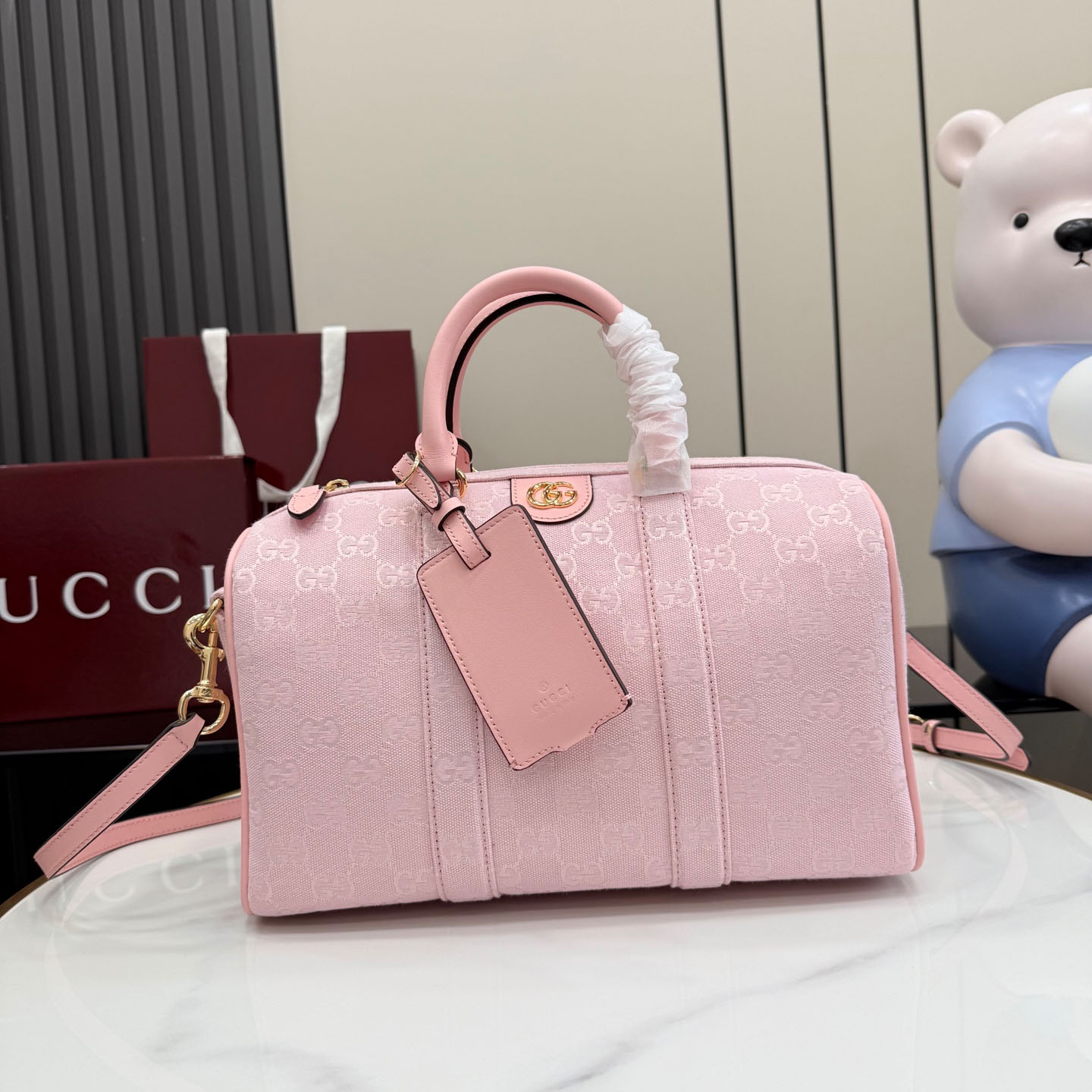Gucci Ophidia Medium Boston Bag 857595 - DesignerGu