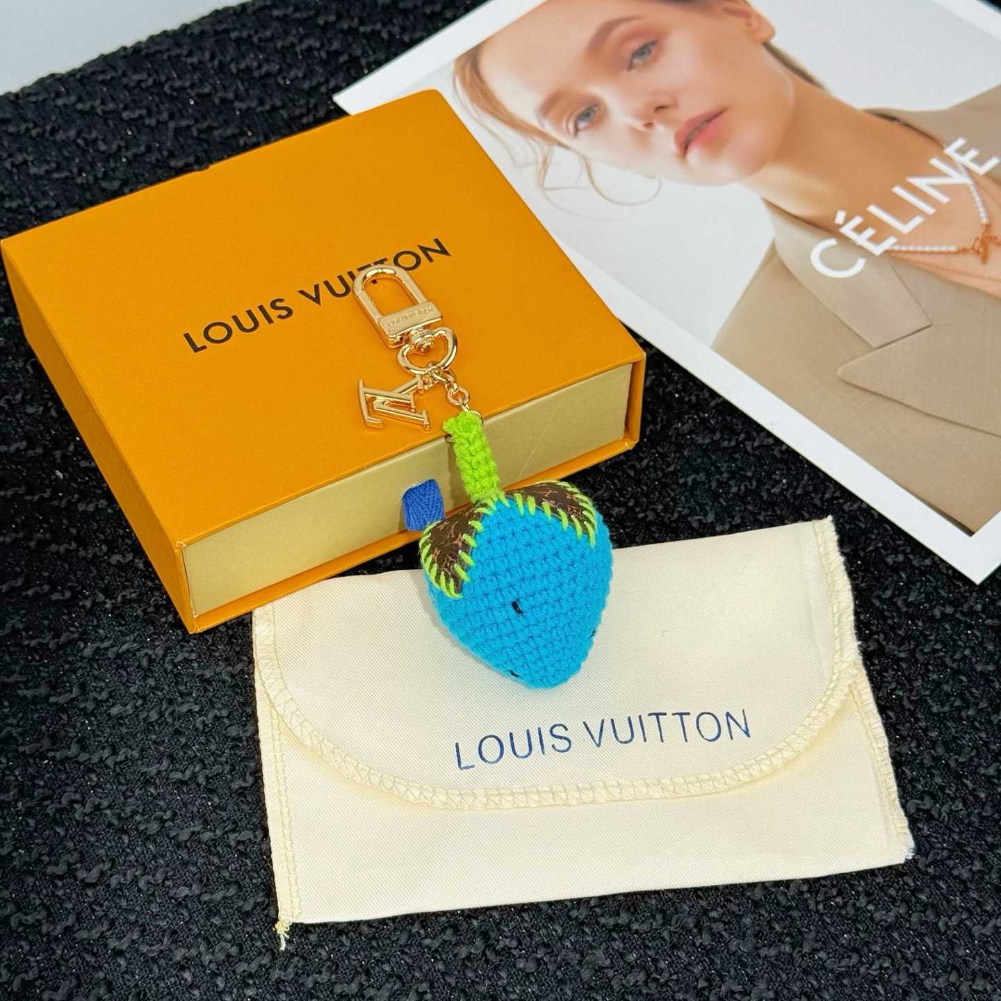 Louis Vuitton Berrylicious Crochet Bag Charm   M02583 - DesignerGu