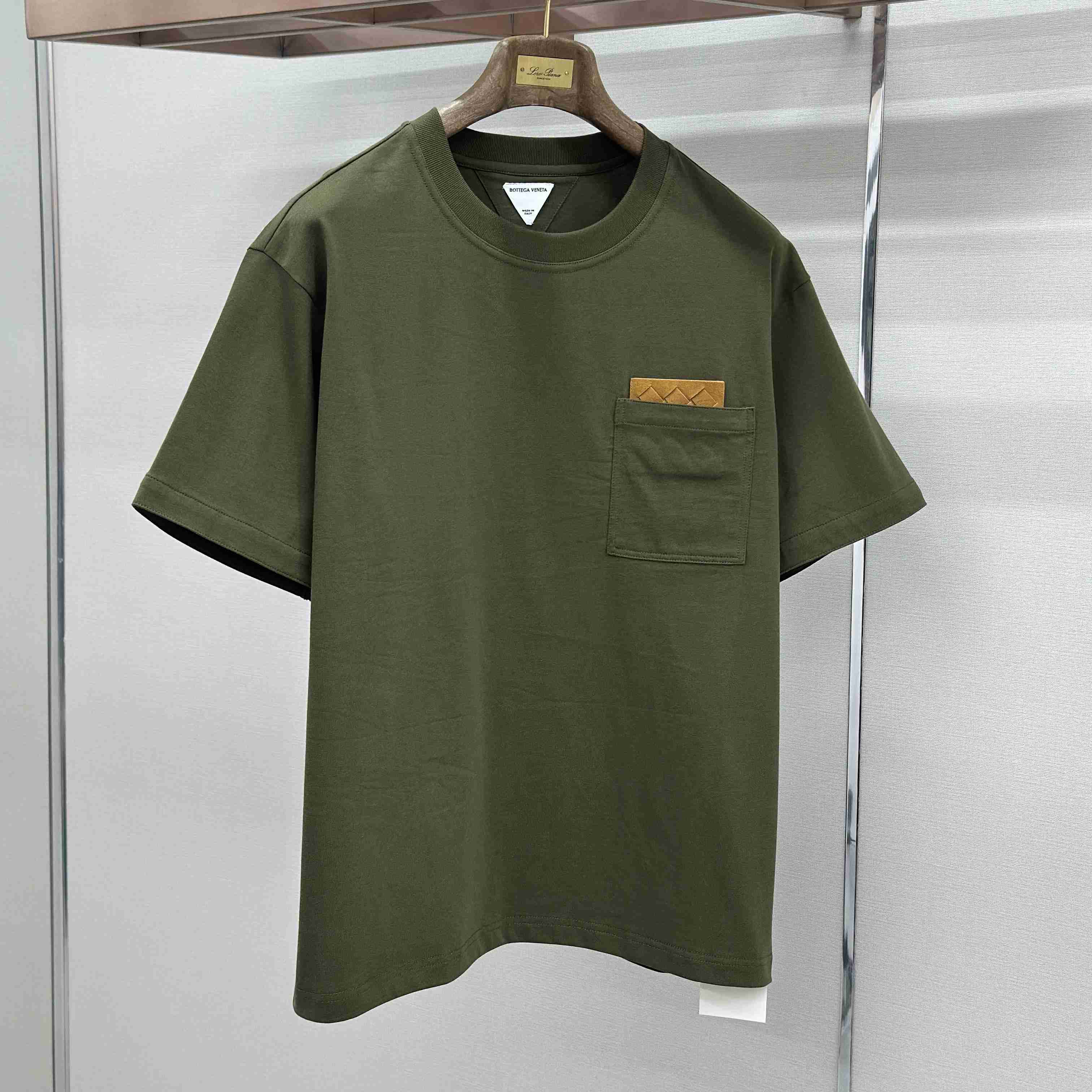 Bottega Veneta Pima Cotton Jersey T-Shirt - DesignerGu