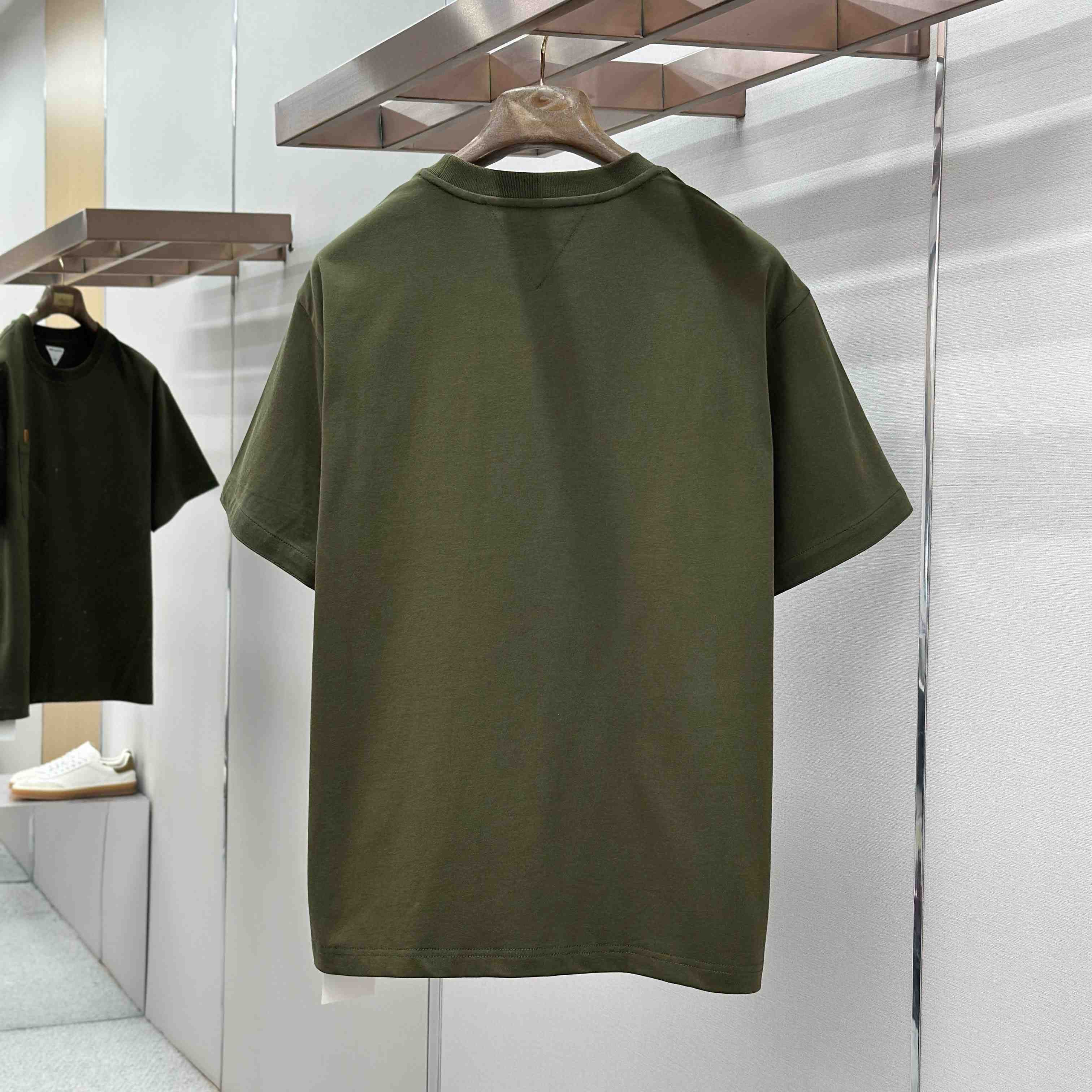 Bottega Veneta Pima Cotton Jersey T-Shirt - DesignerGu