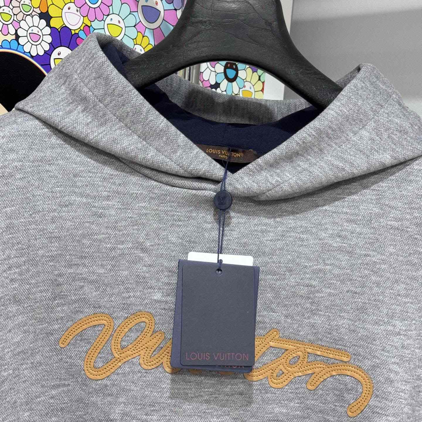 Louis Vuitton Signature Double Face Cashmere Hoodie 1AJSNW - DesignerGu