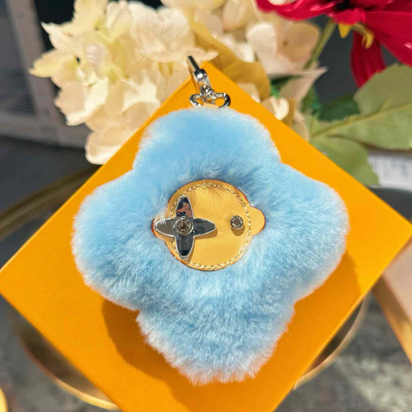 Louis Vuitton Vivienne Shearling Bag Charm   - DesignerGu