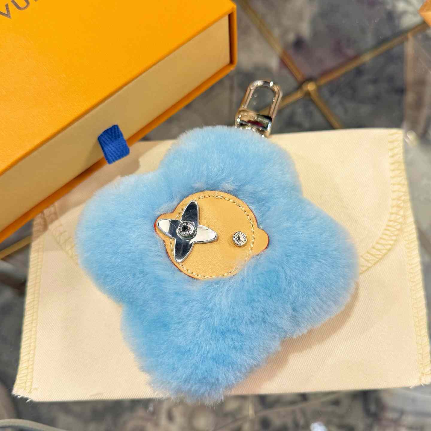 Louis Vuitton Vivienne Shearling Bag Charm   - DesignerGu