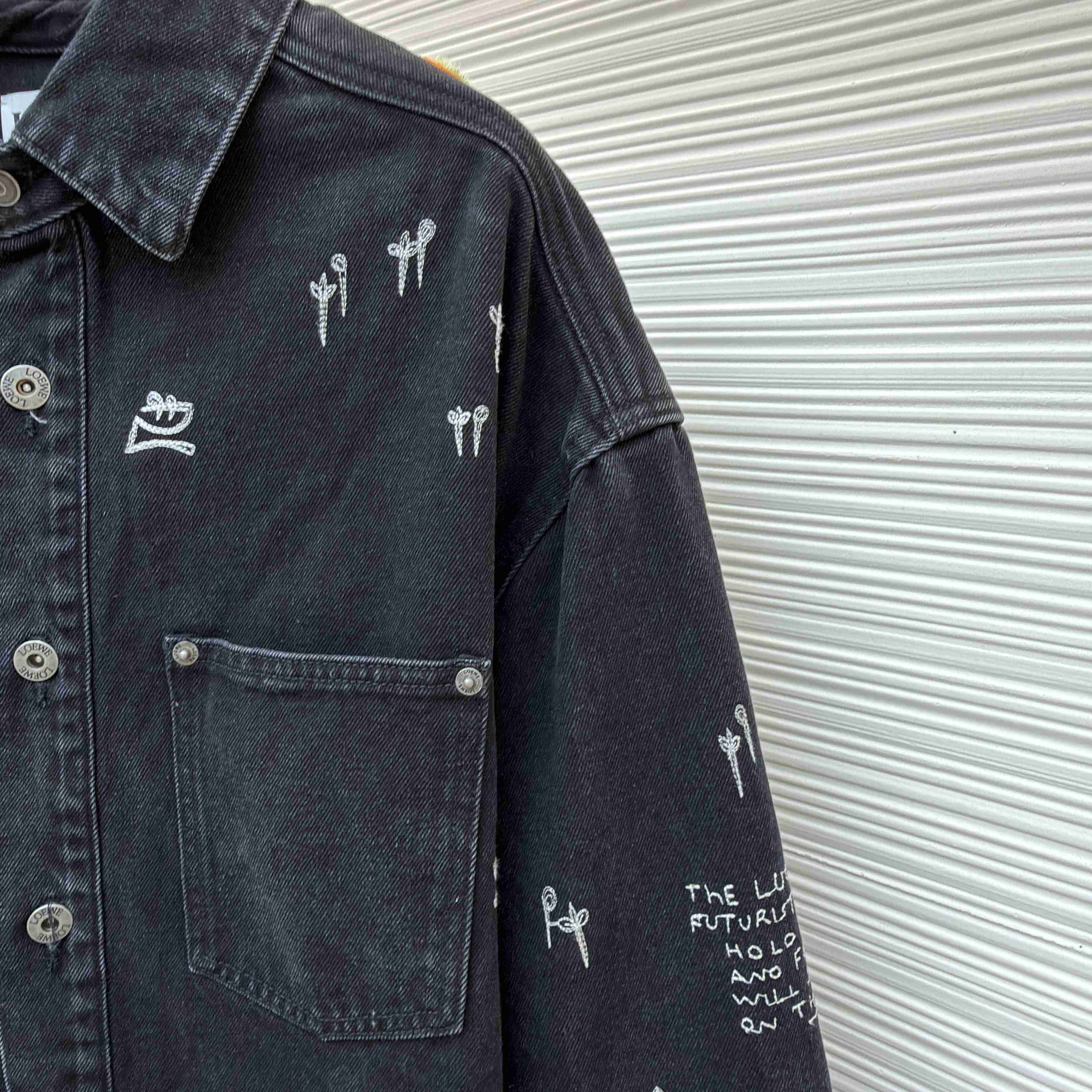 Loewe Overshirt In Denim - DesignerGu