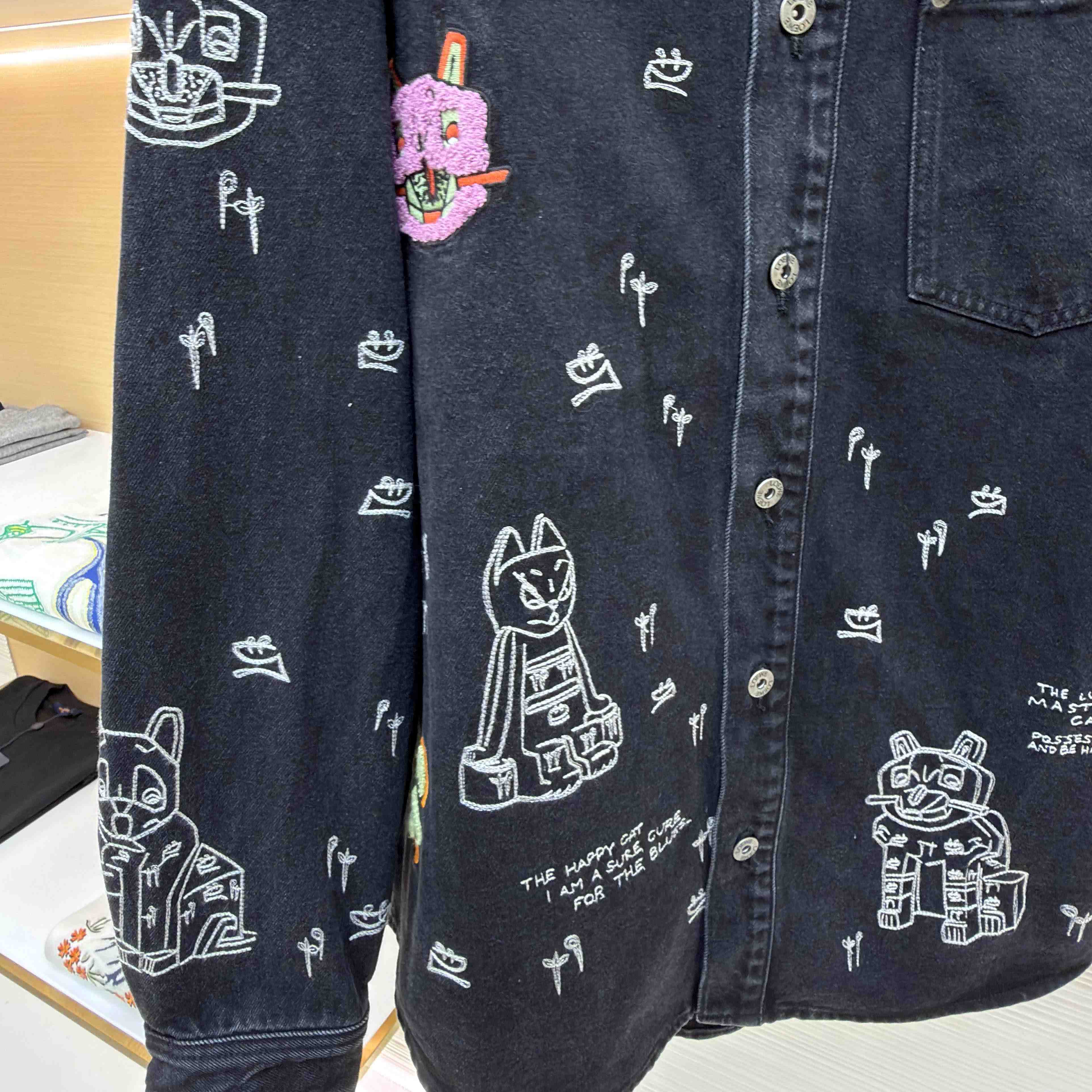 Loewe Overshirt In Denim - DesignerGu