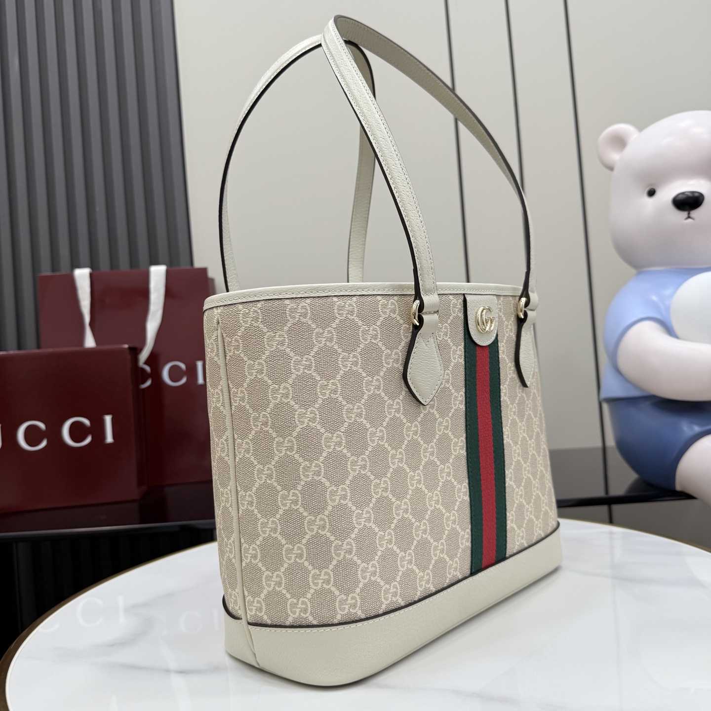 Gucci Ophidia Medium Tote Bag - DesignerGu