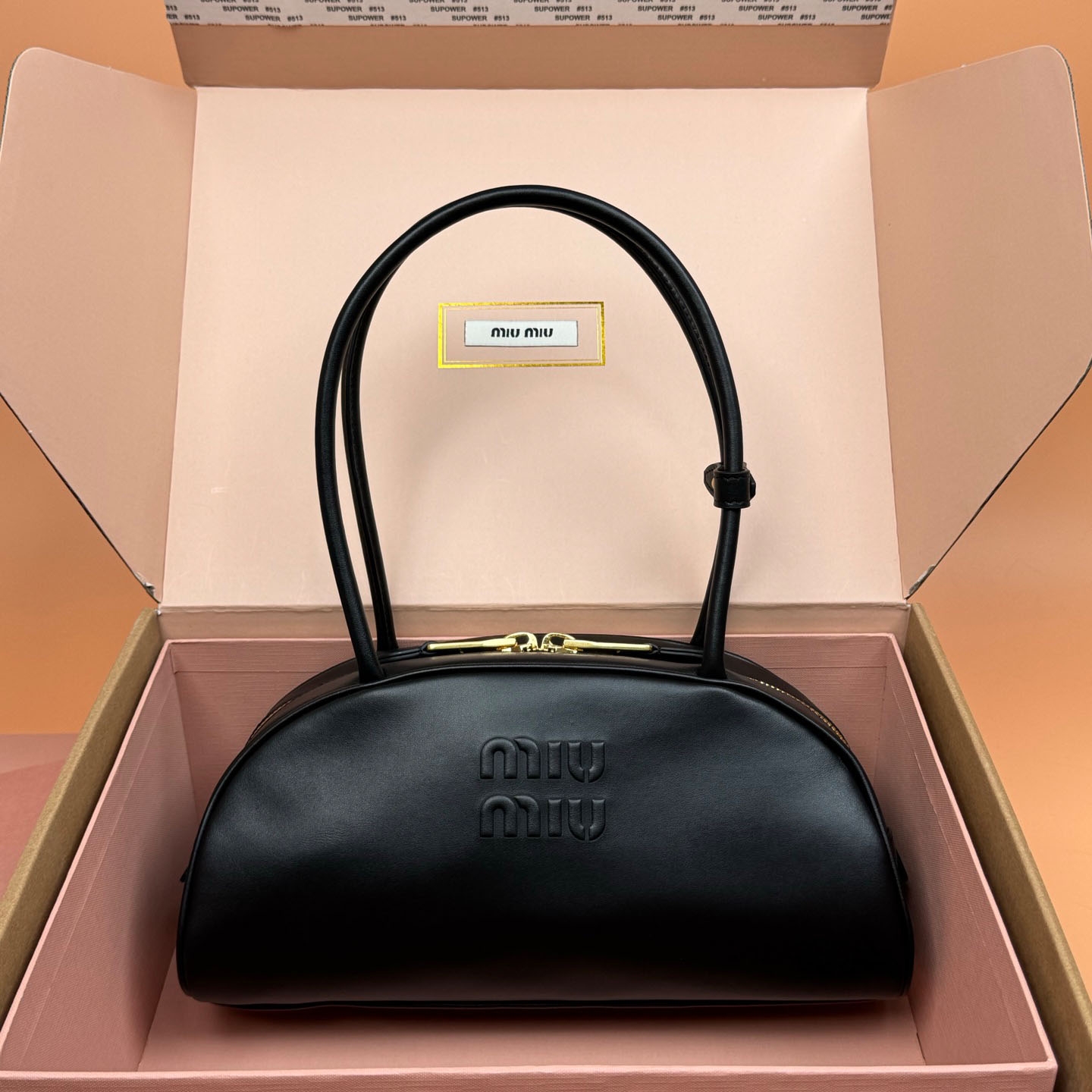 Miu Miu Beau Leather Bag - DesignerGu