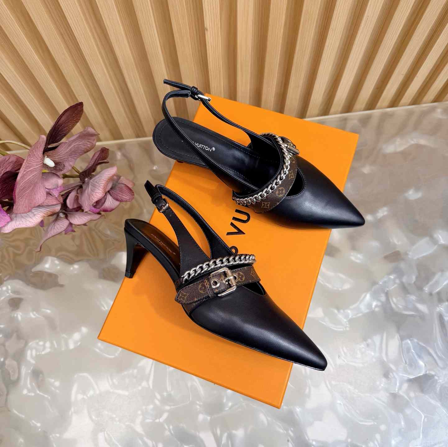 Louis Vuitton LV Vibe Slingback Pump - DesignerGu
