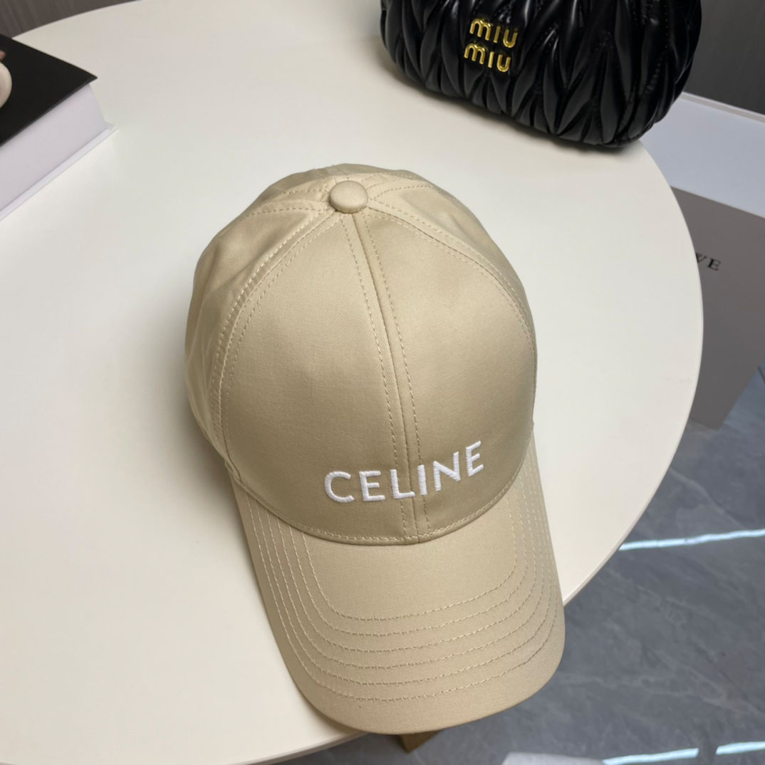 Celine Baseball Cap In Cotton - DesignerGu