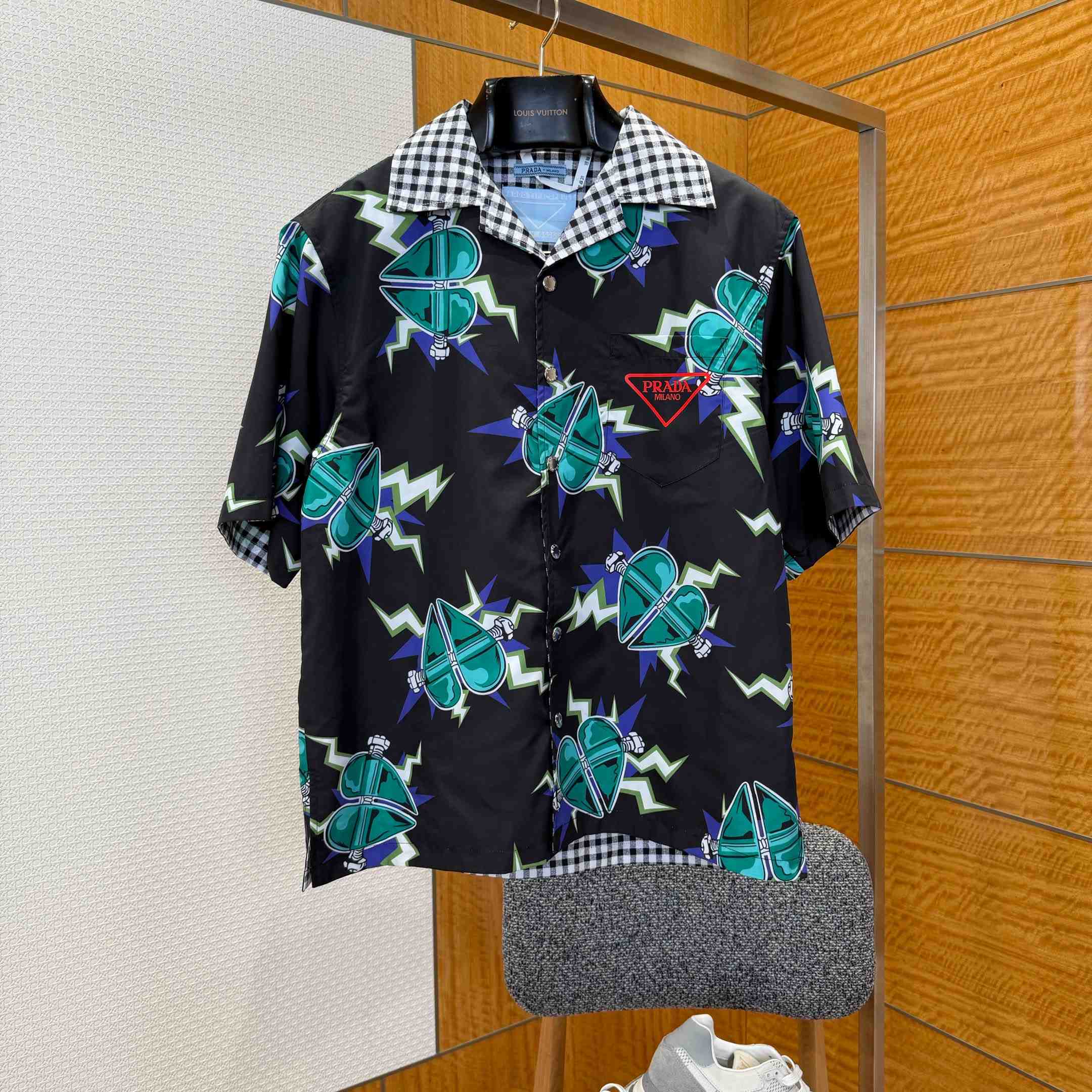 Prada Timecapsule Printed Cotton Shirt - DesignerGu