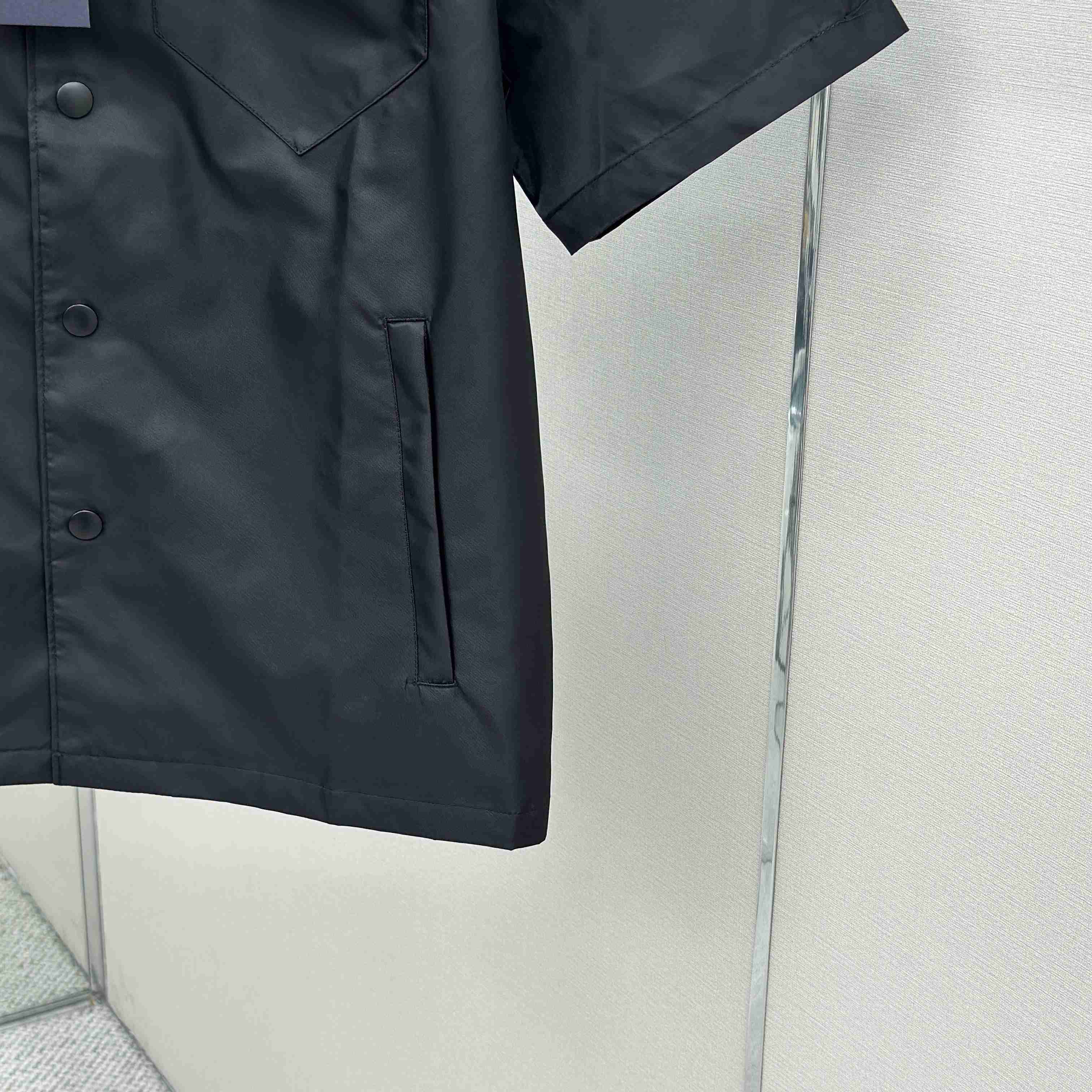 Prada Re-Nylon Short-Sleeved Shirt - DesignerGu