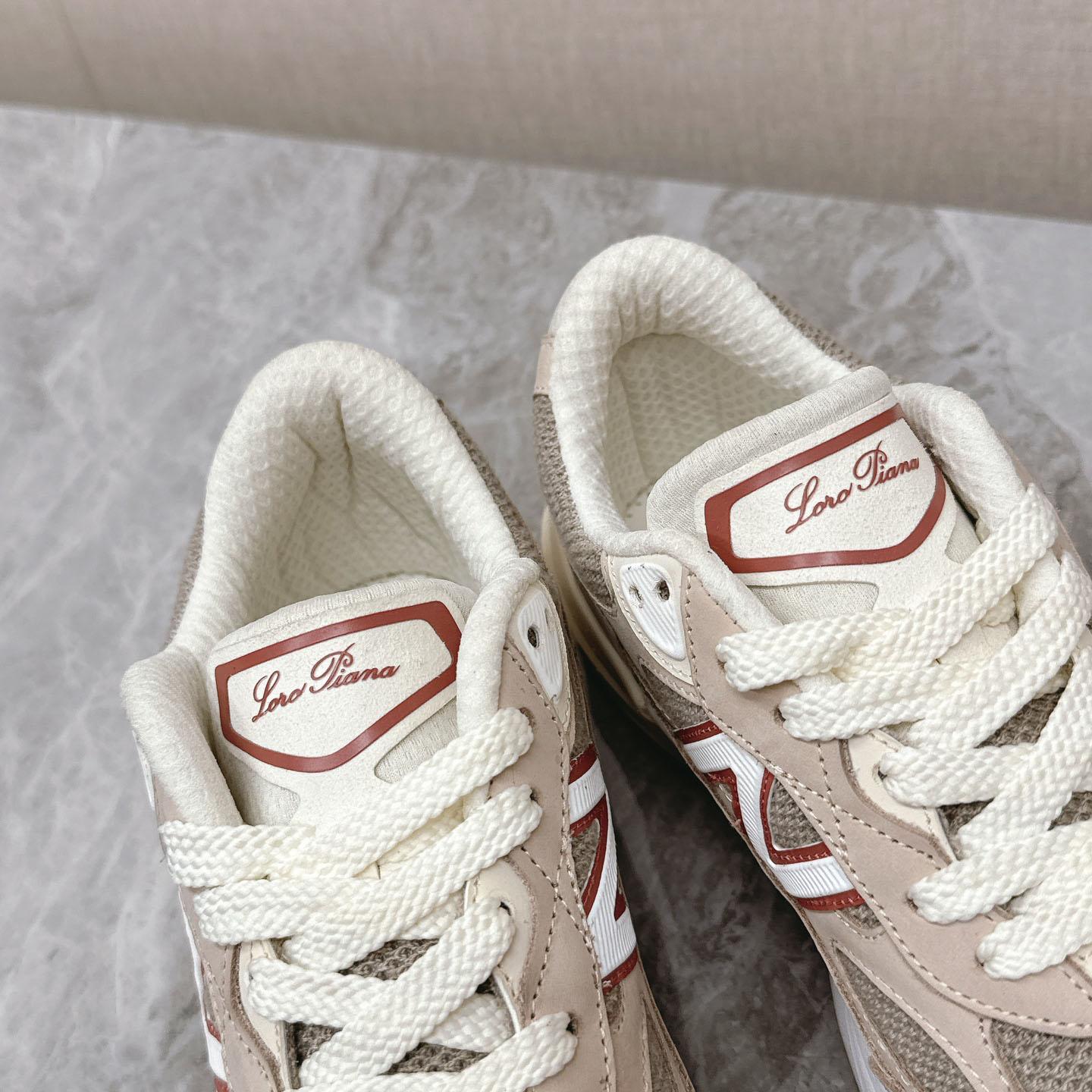 Loro Piana x New Balance 990v6 Made in USA 'Raw Cashew' - DesignerGu