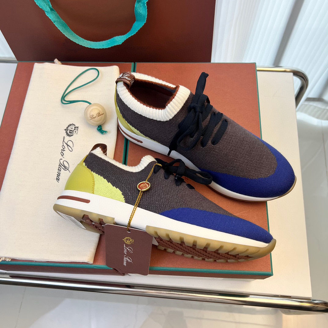 Loro Piana 360 Flexy Walk Colorama Wish Silk Sneakers - DesignerGu