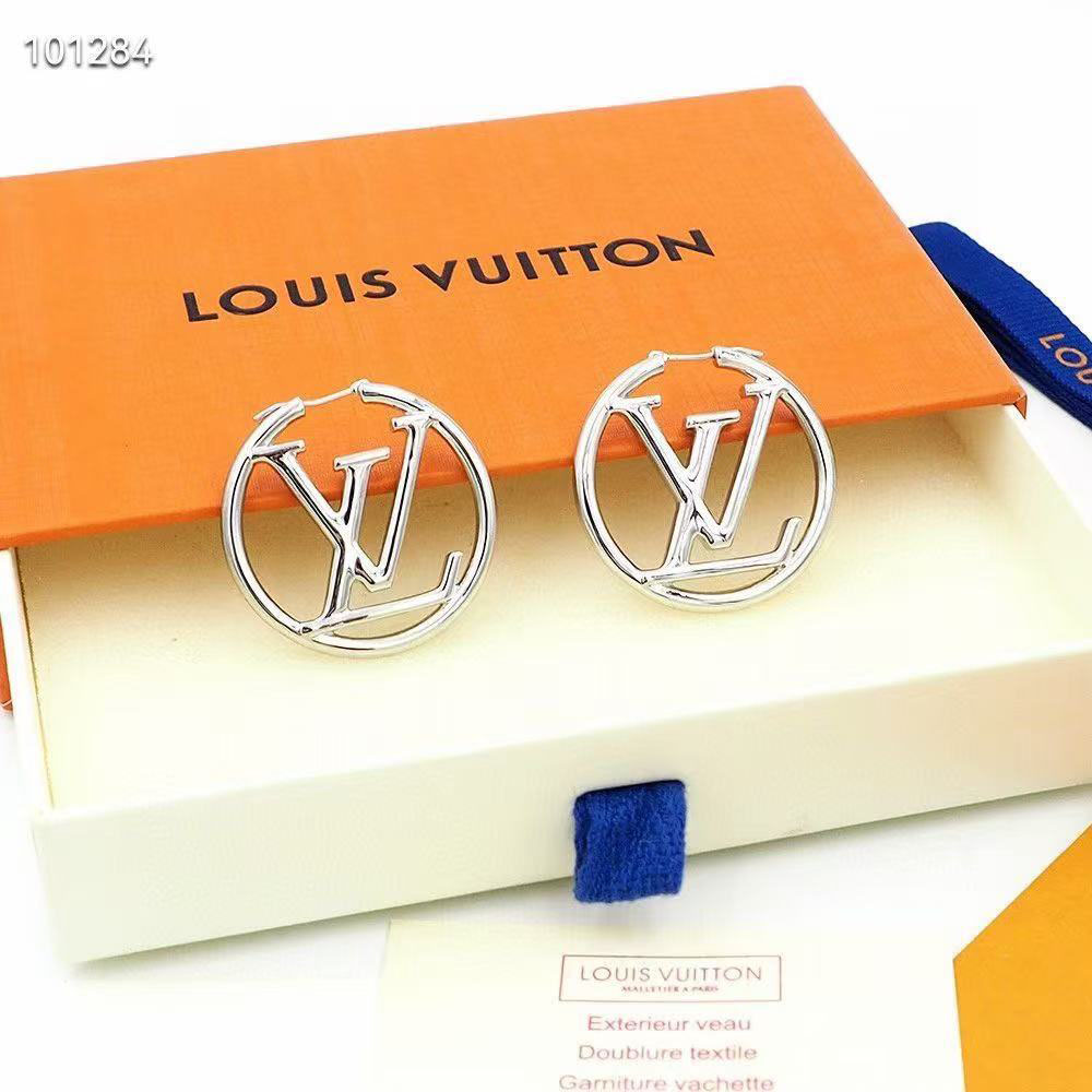 Louis Vuitton Louise Hoop GM Earrings - DesignerGu