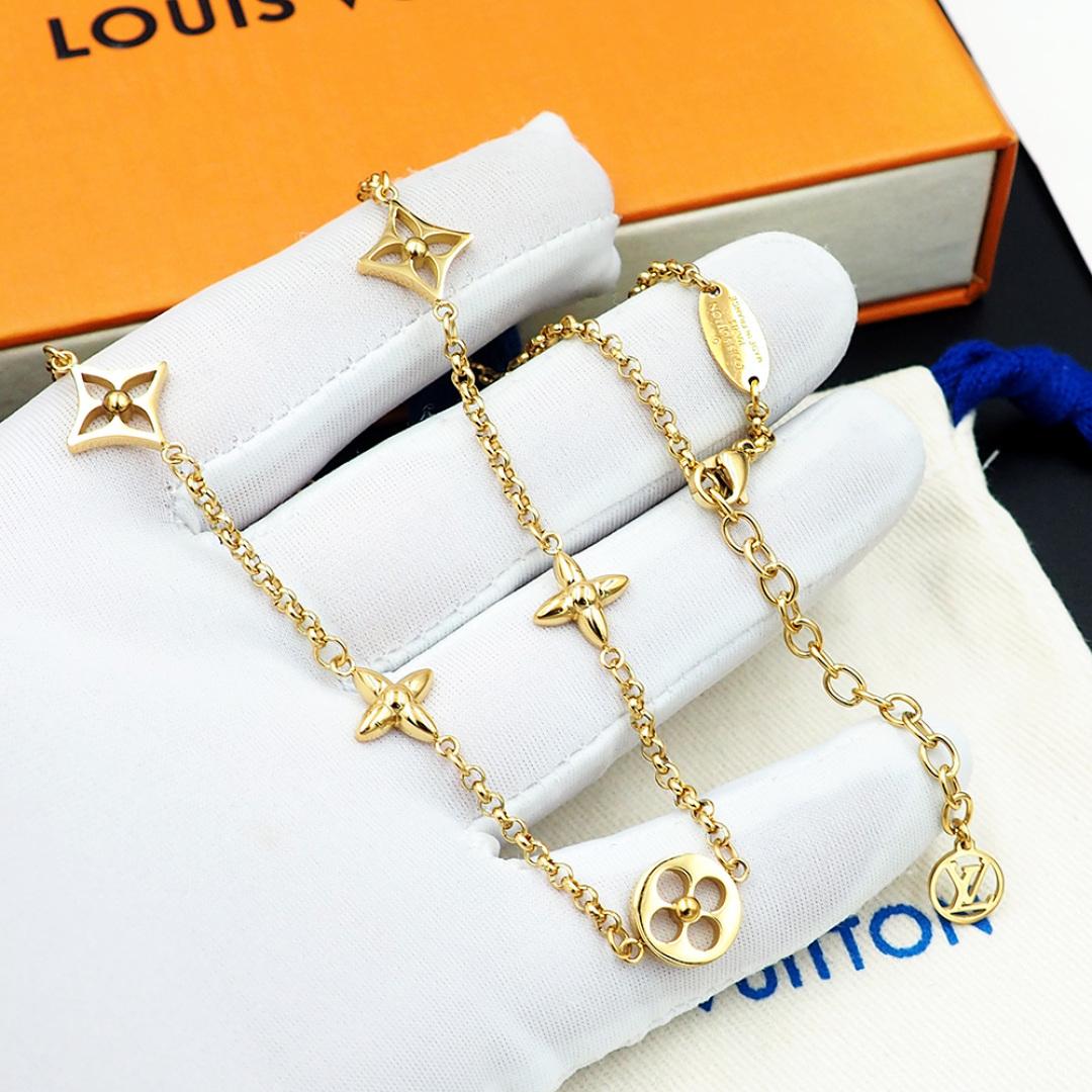 Louis Vuitton LV Iconic Charms Necklace  M02494 - DesignerGu