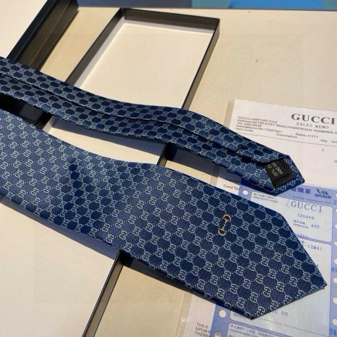 Gucci GG Silk Jacquard Tie - DesignerGu