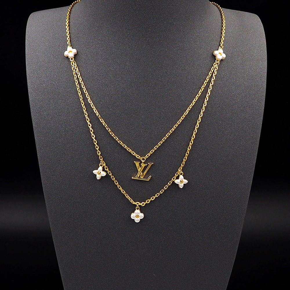Louis Vuitton LV Floragram Necklace M00981 - DesignerGu