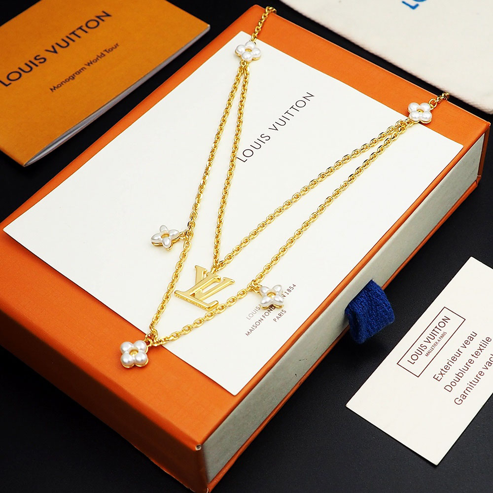 Louis Vuitton LV Floragram Necklace M00981 - DesignerGu