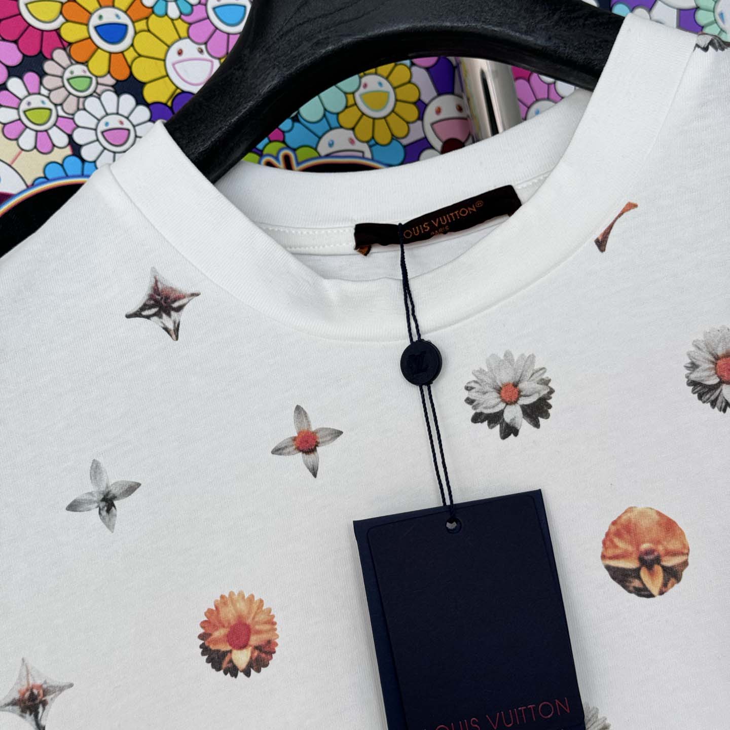  Louis Vuitton Overprinted Monogram Jacquard T-Shirt   1AJRAF - DesignerGu