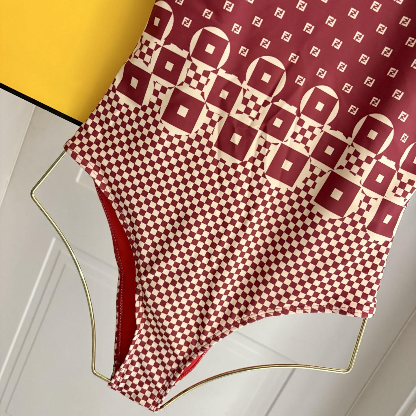 Fendi Geometric Pattern Printed Swimsuit - DesignerGu