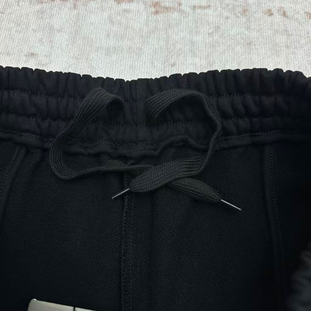 Balenciaga Political Campaign Sweat Shorts In Black - DesignerGu