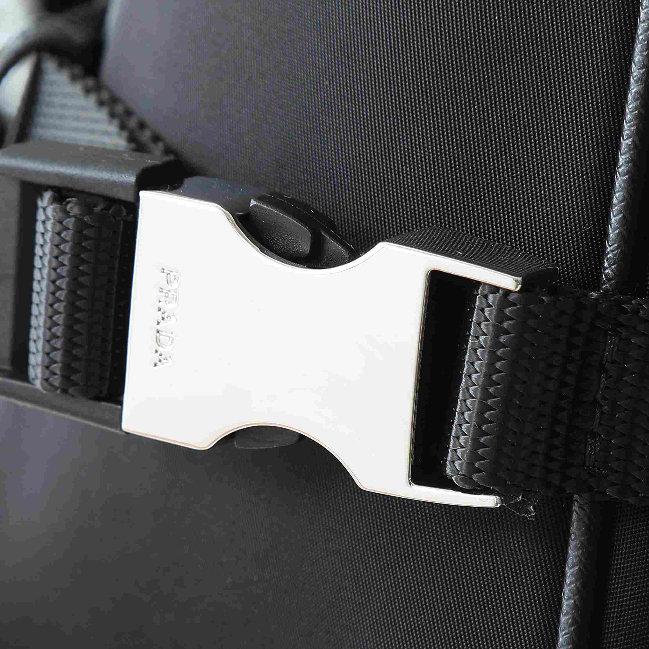 Prada Large Re-Nylon And Saffiano leather shoulder bag - DesignerGu