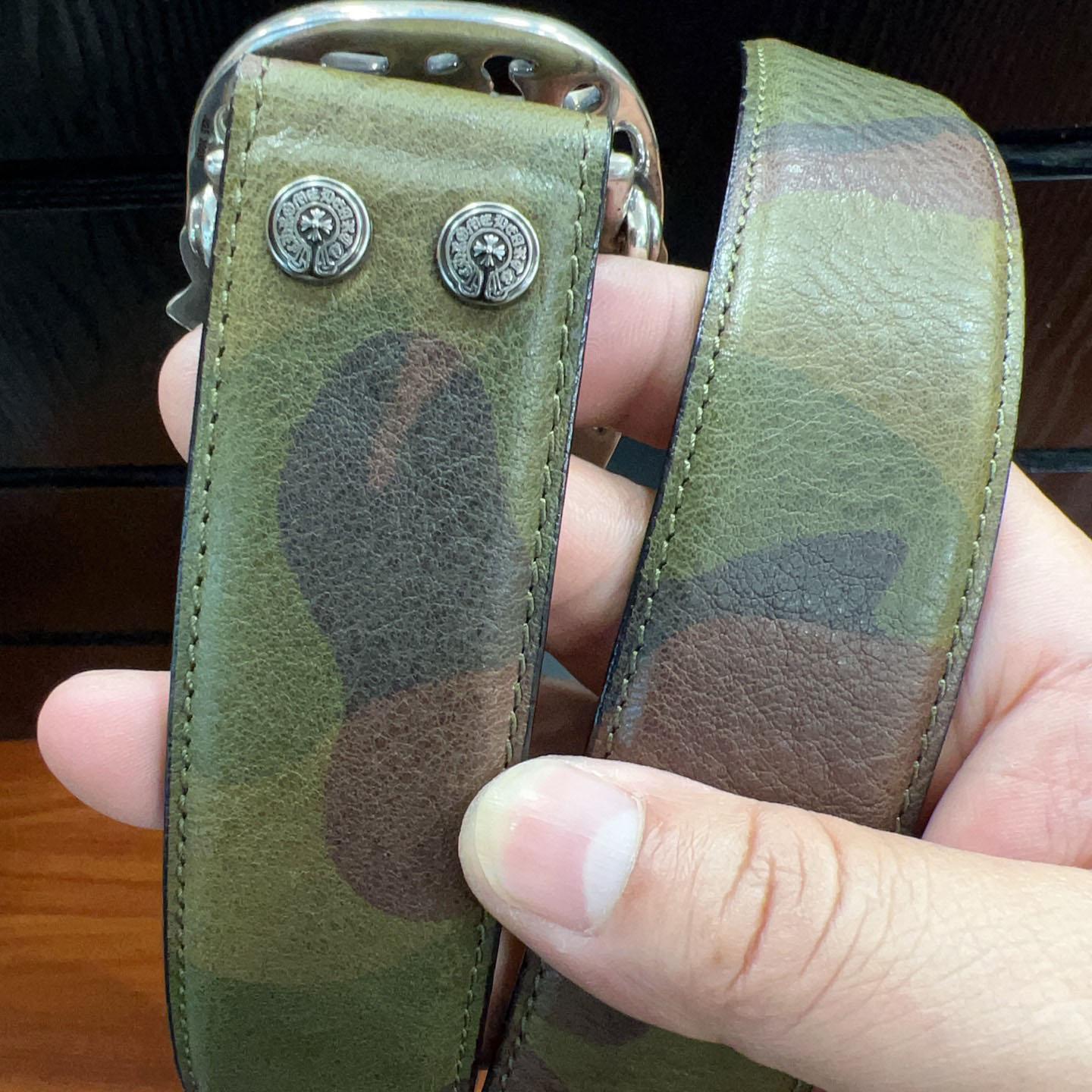 Chrome Hearts Leather Belt   - DesignerGu