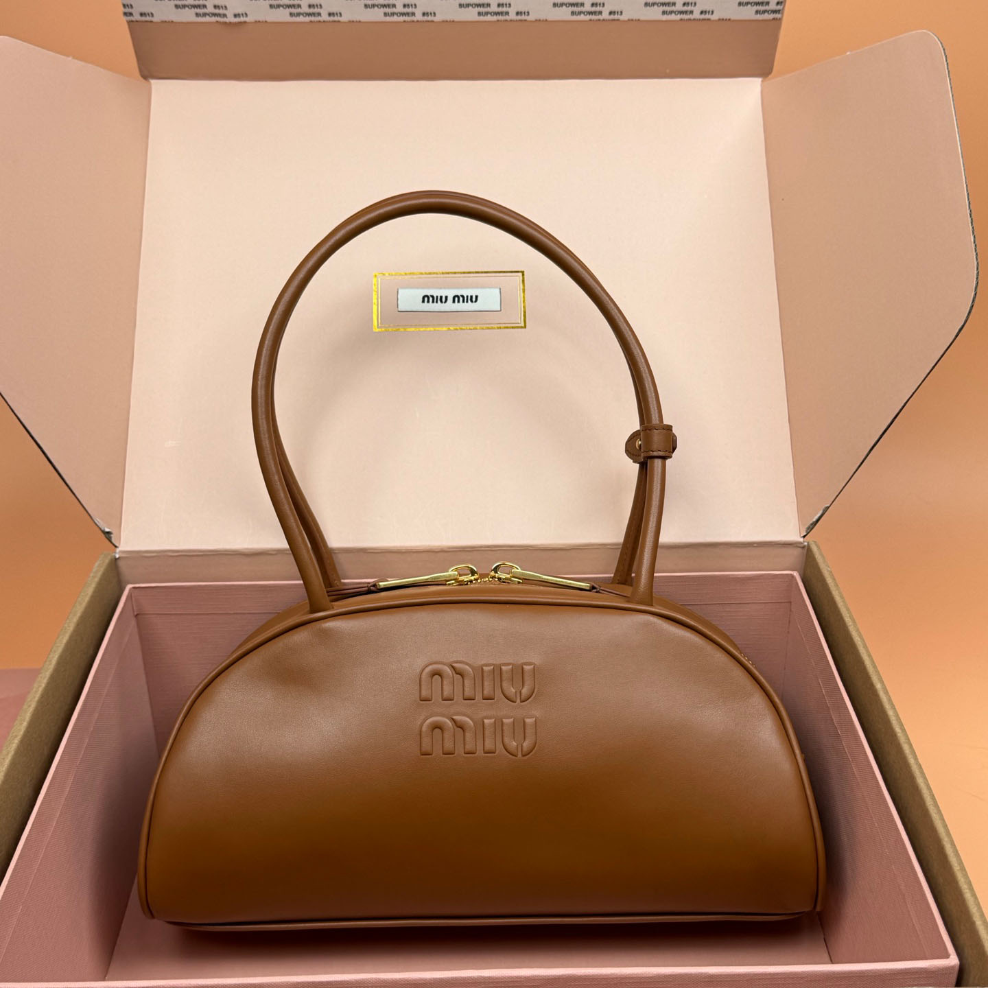 Miu Miu Beau Leather Bag - DesignerGu