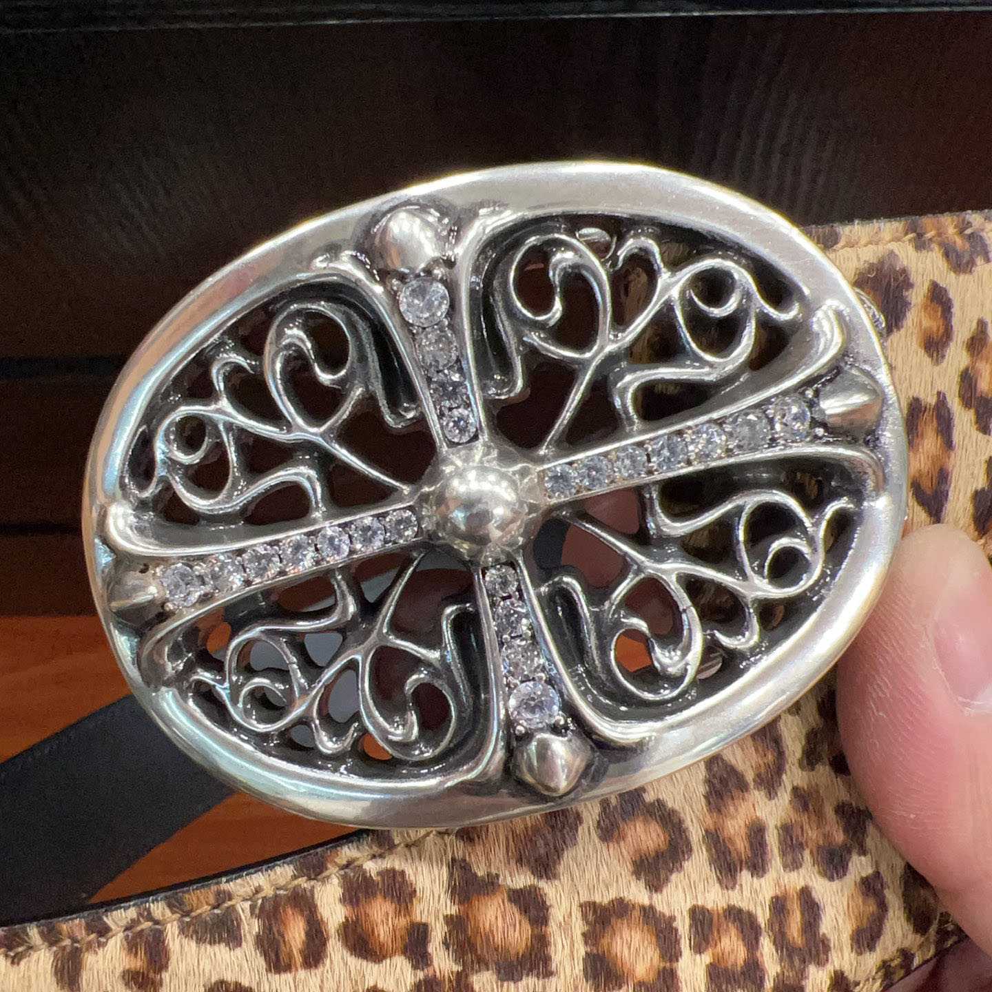 Chrome Hearts Leather Belt   - DesignerGu